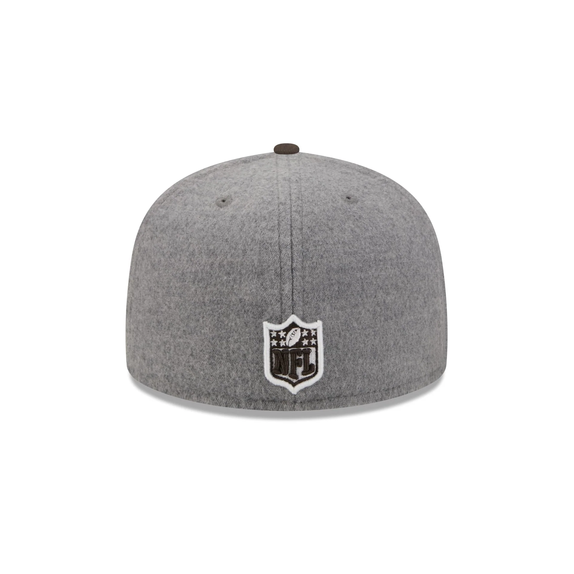 Cleveland Browns Heather Gray Wool 59FIFTY Fitted Hat - Image 6