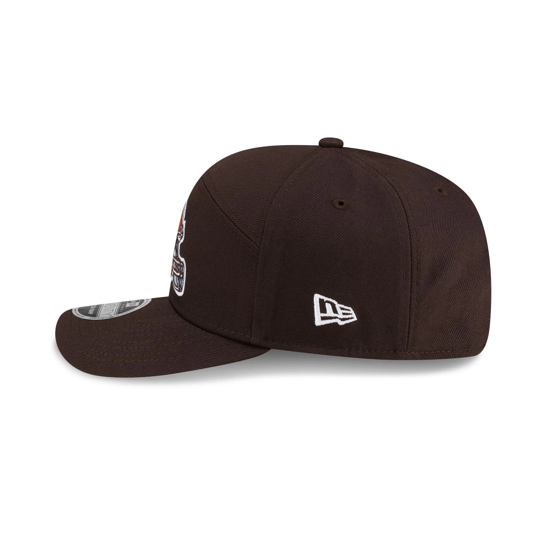 Cleveland Browns Poly Split Panel 9SEVENTY Stretch-Snap Hat - Image 3