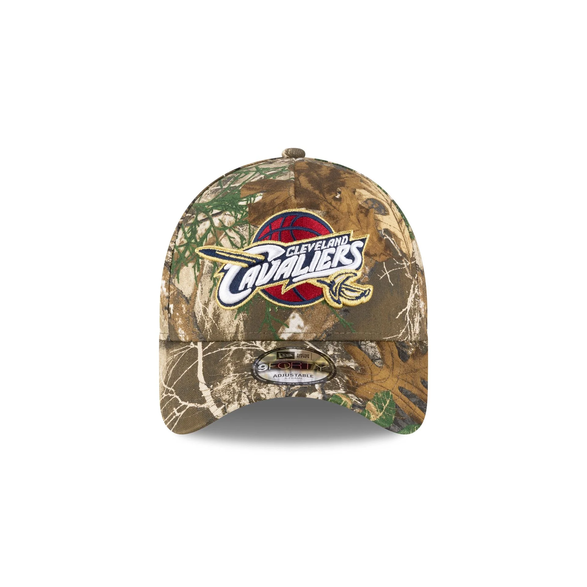 Cleveland Cavaliers 2010-2017 Hardwood Classics Realtree 9FORTY A-Frame Snapback Hat - Image 2