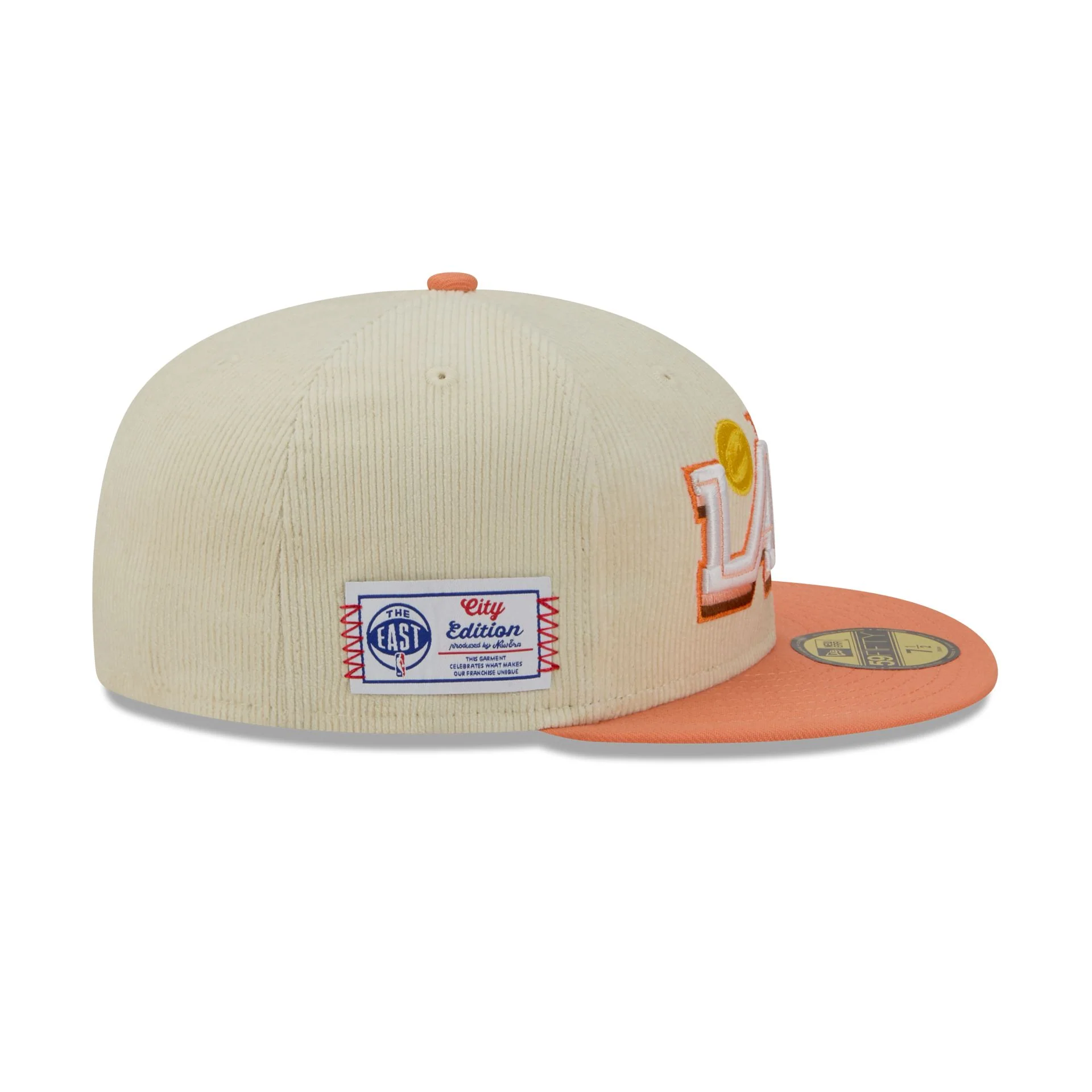 Cleveland Cavaliers 2025 City Edition Chrome White Corduroy 59FIFTY Fitted Hat - Image 4