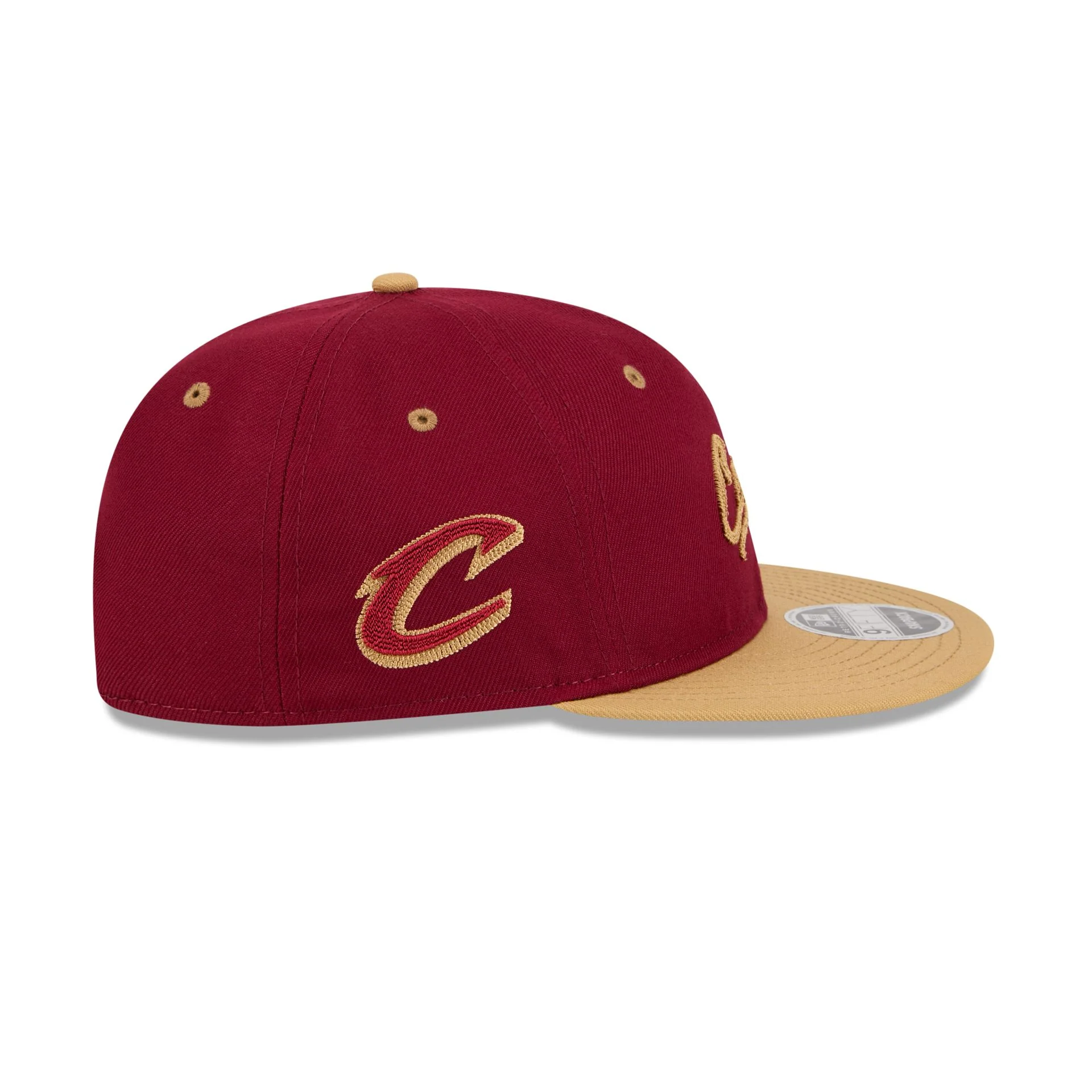 Cleveland Cavaliers Chainstitch Script Retro Crown 9FIFTY Snapback Hat - Image 4