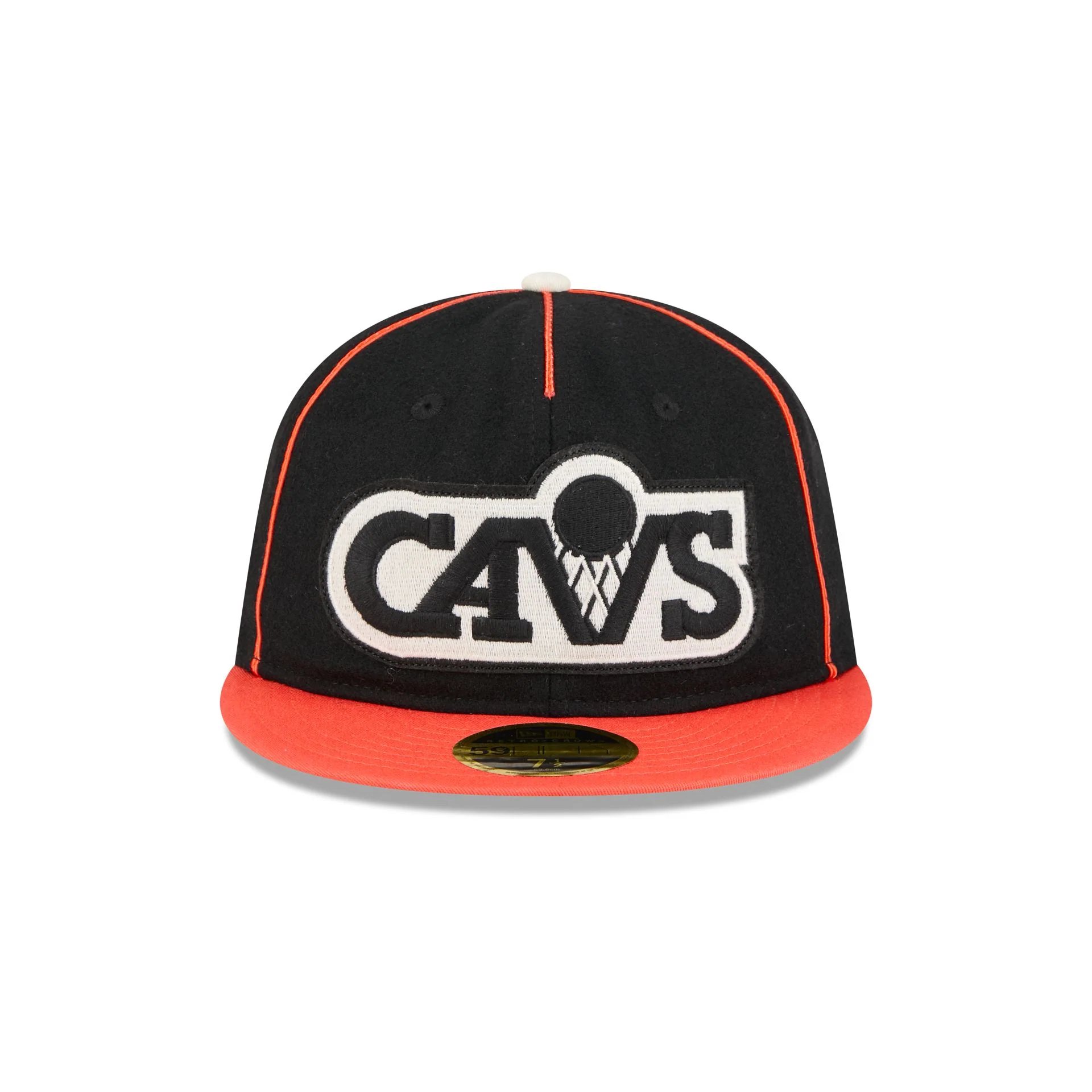 Cleveland Cavaliers Felt Logo Retro Crown 59FIFTY Fitted Hat - Image 2