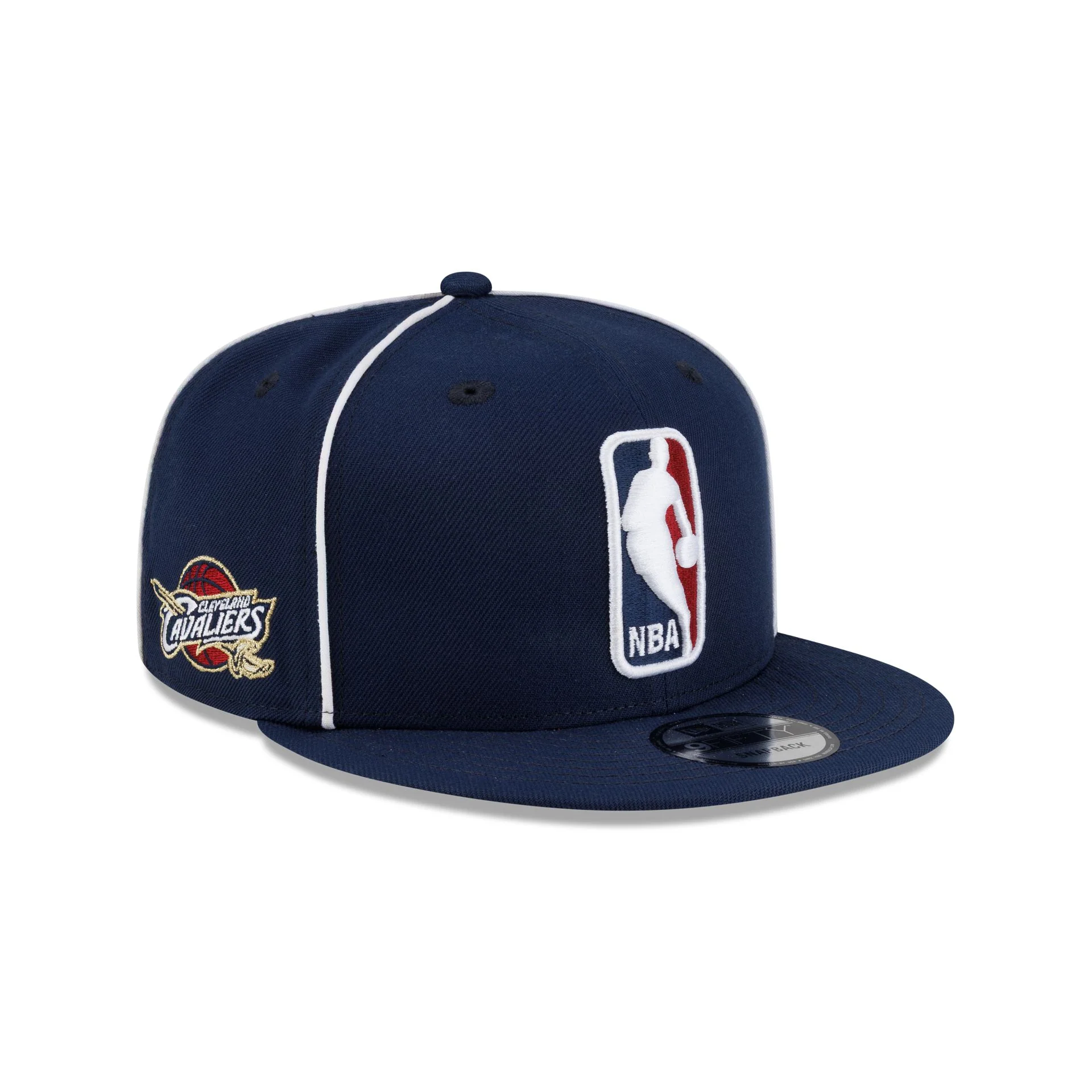 Cleveland Cavaliers Hardwood Classics 2000s Piping 9FIFTY Snapback Hat