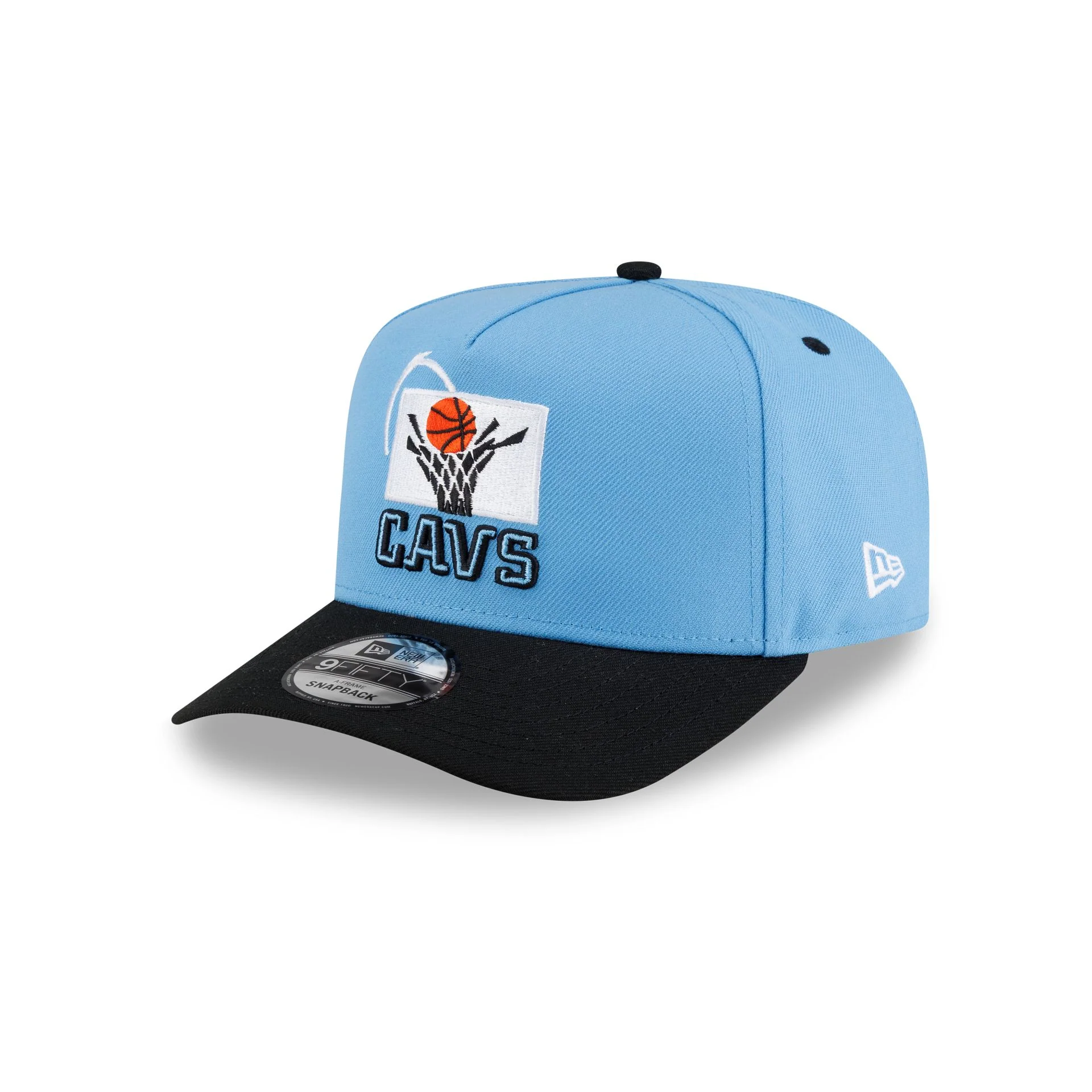 Cleveland Cavaliers Hardwood Classics 90s All-Star Weekend 9FIFTY A-Frame Snapback Hat - Image 3