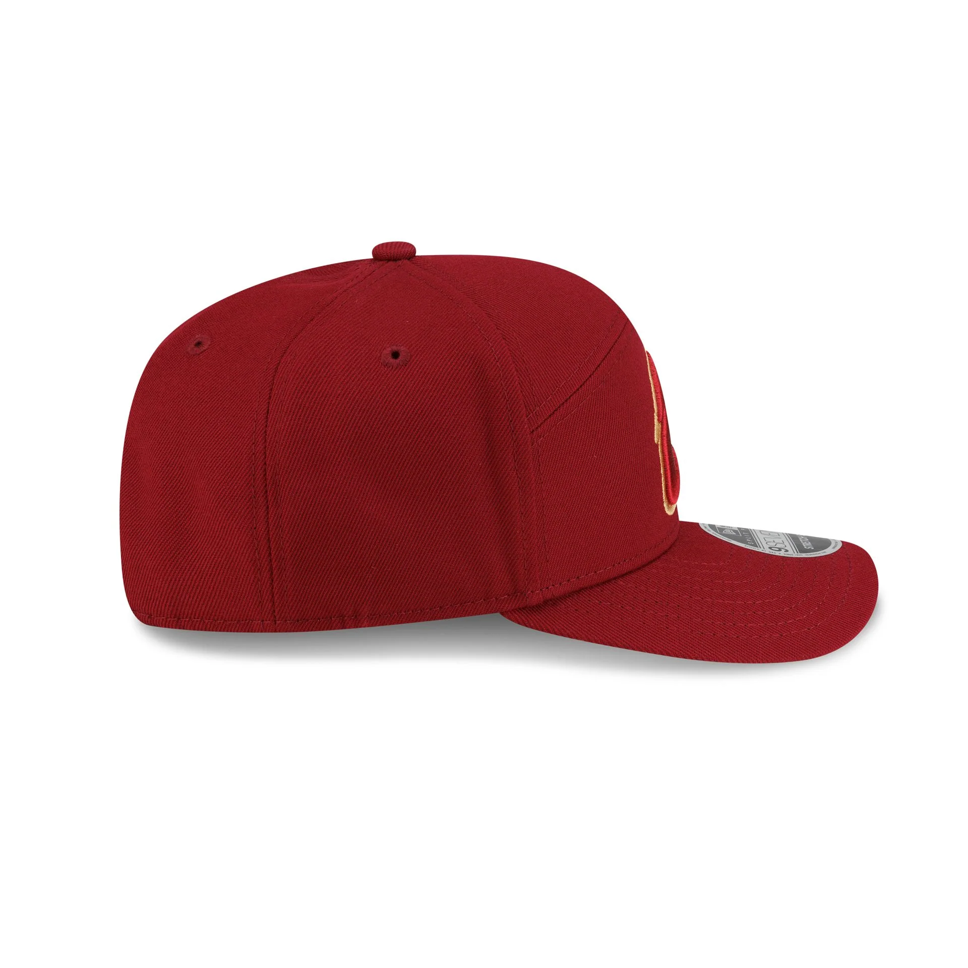 Cleveland Cavaliers Poly Split Panel 9SEVENTY Stretch-Snap Hat - Image 5