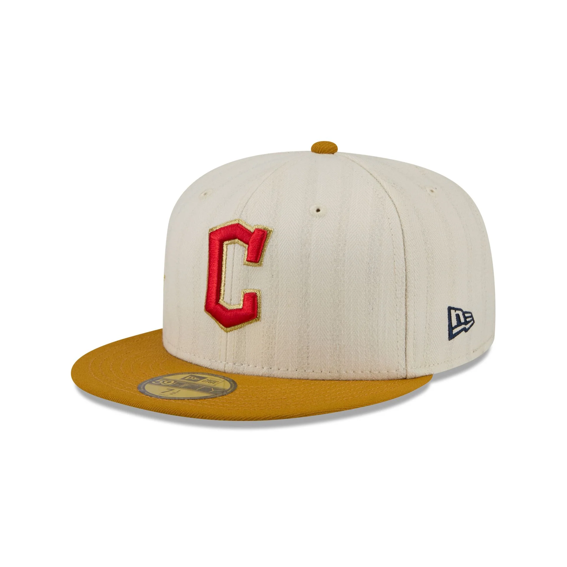 Cleveland Guardians Chrome Herringbone 59FIFTY Fitted Hat - Image 3