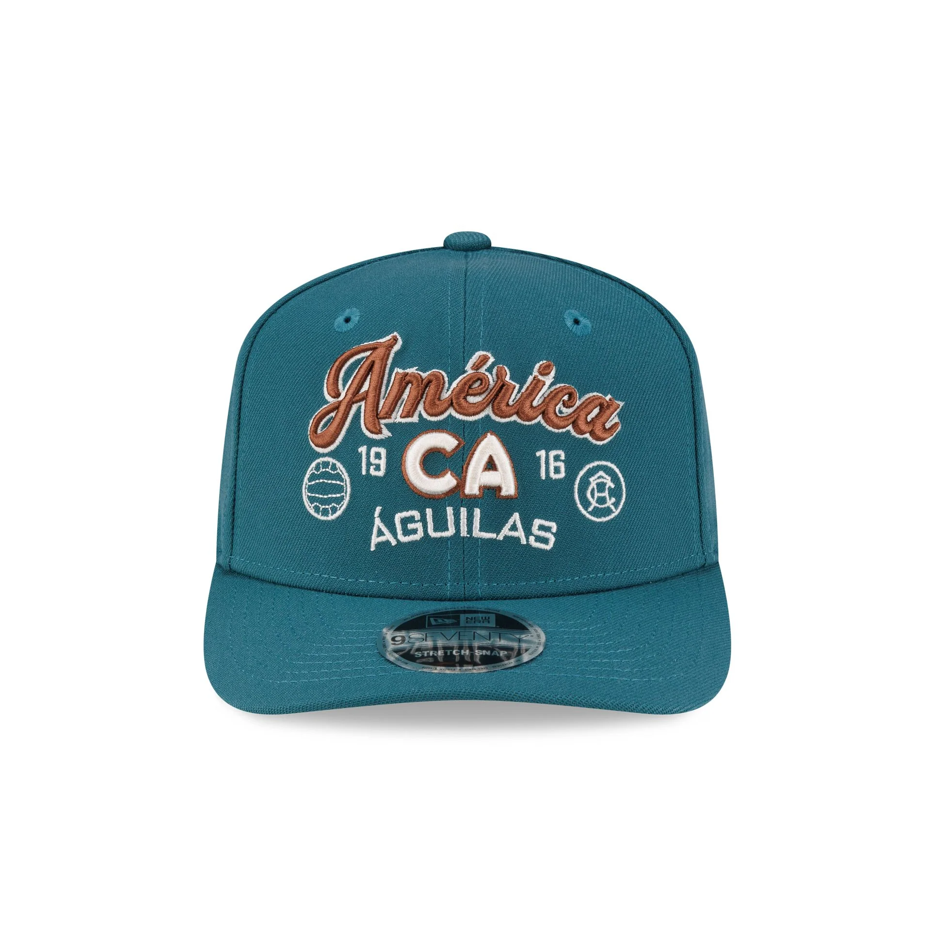 Club América Scripts Green 9SEVENTY Stretch-Snap Hat - Image 2