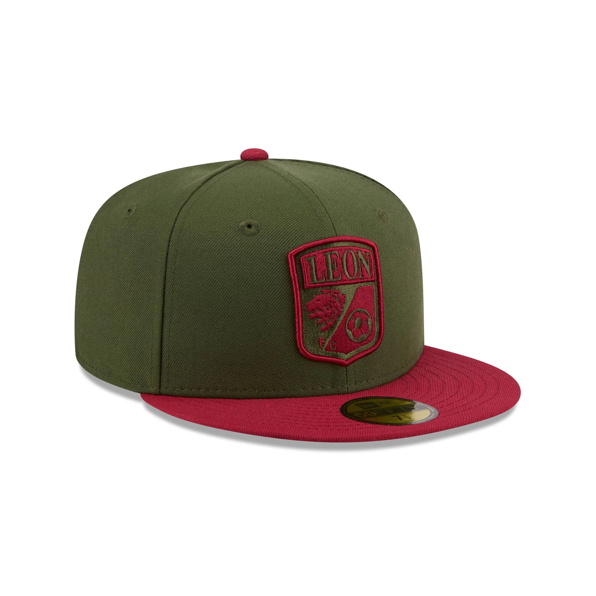 Club León Color Pack Olive 59FIFTY Fitted Hat - Image 3