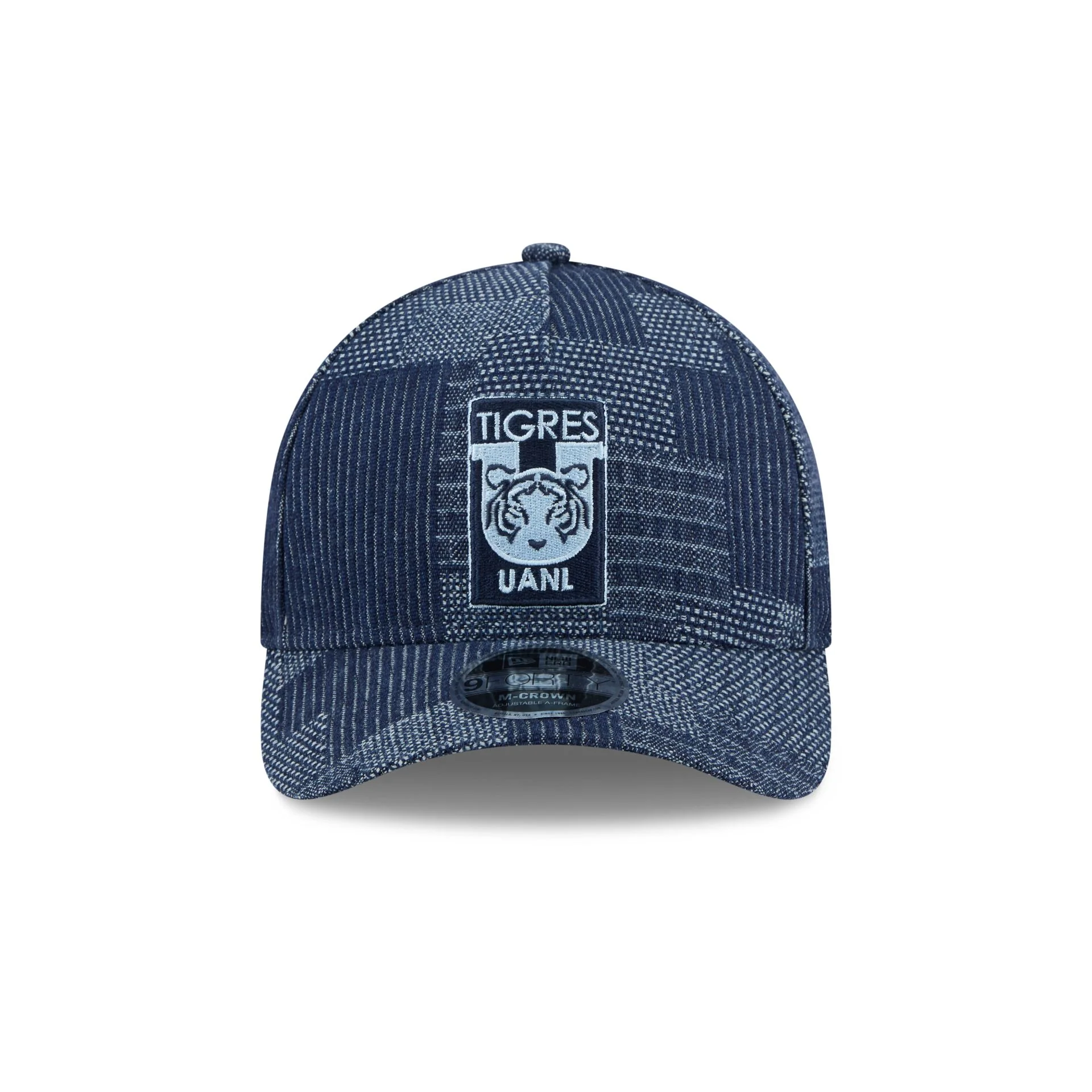Club Tigres UANL Denim 9FORTY M-Crown A-Frame Snapback Hat - Image 2