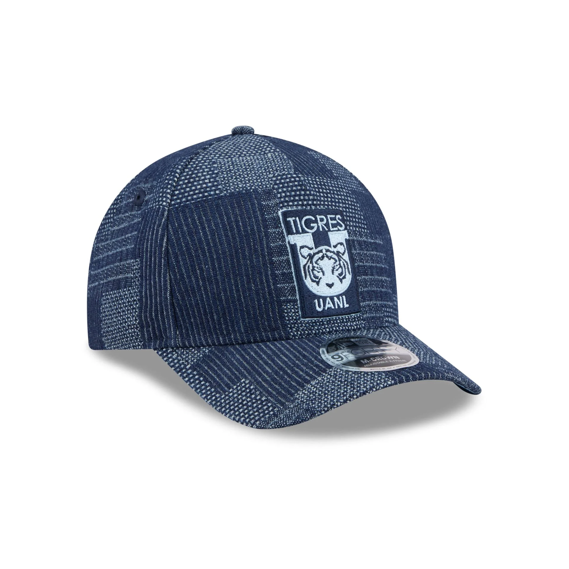 Club Tigres UANL Denim 9FORTY M-Crown A-Frame Snapback Hat - Image 3