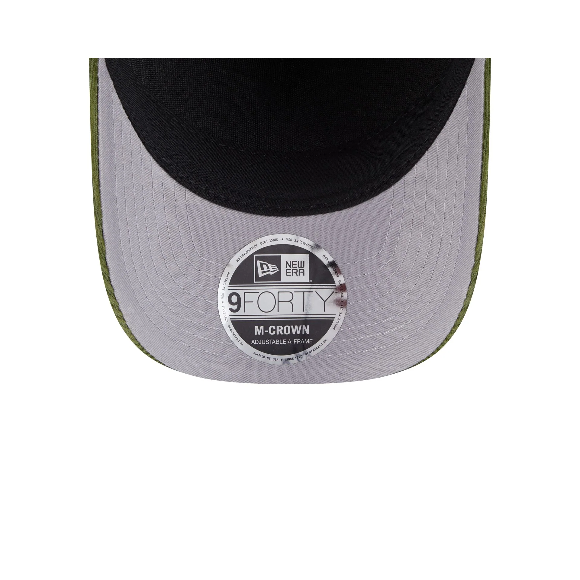Club Tigres UANL Olive Corduroy 9FORTY M-Crown Snapback Hat - Image 7