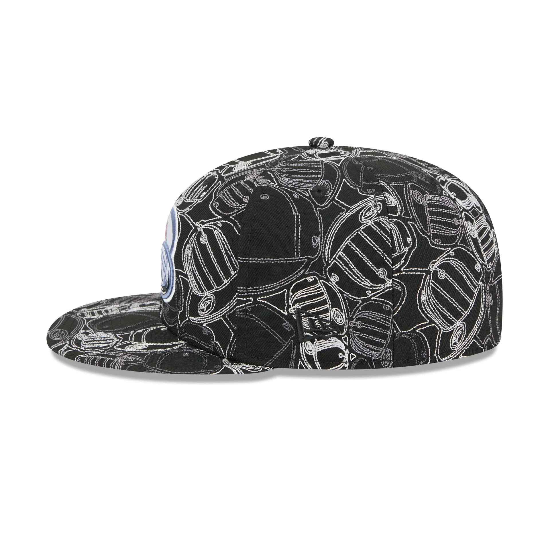 Colorado Avalanche Cap Scramble 59FIFTY Fitted Hat - Image 4