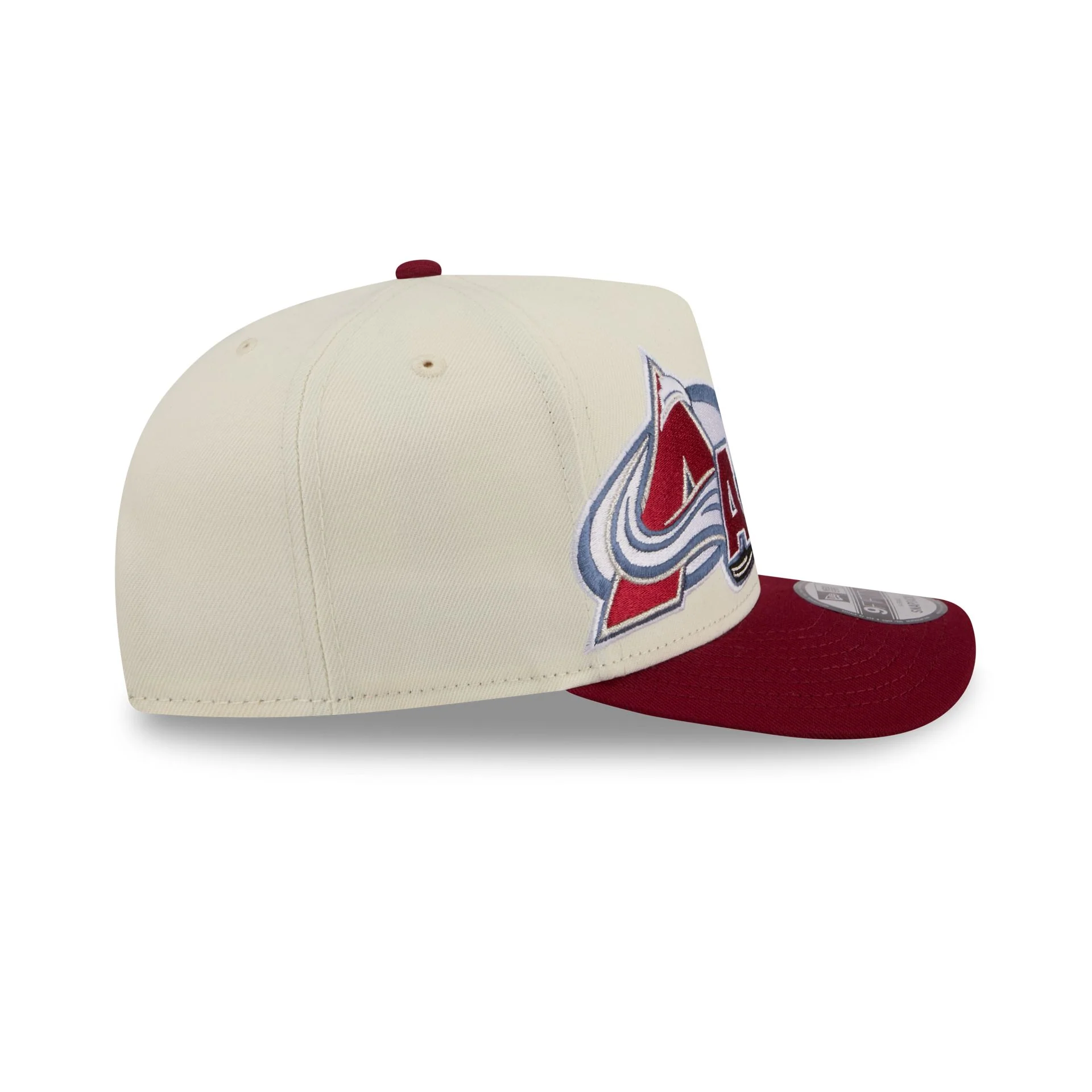 Colorado Avalanche Chrome White Classic 9FIFTY A-Frame Snapback Hat - Image 5