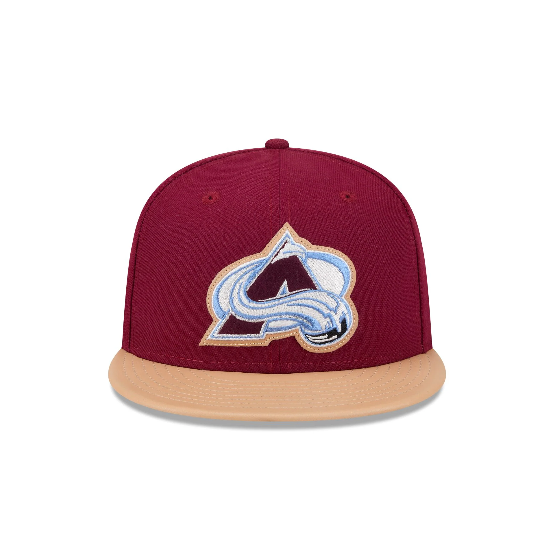 Colorado Avalanche Leather Visor 59FIFTY Fitted Hat - Image 2