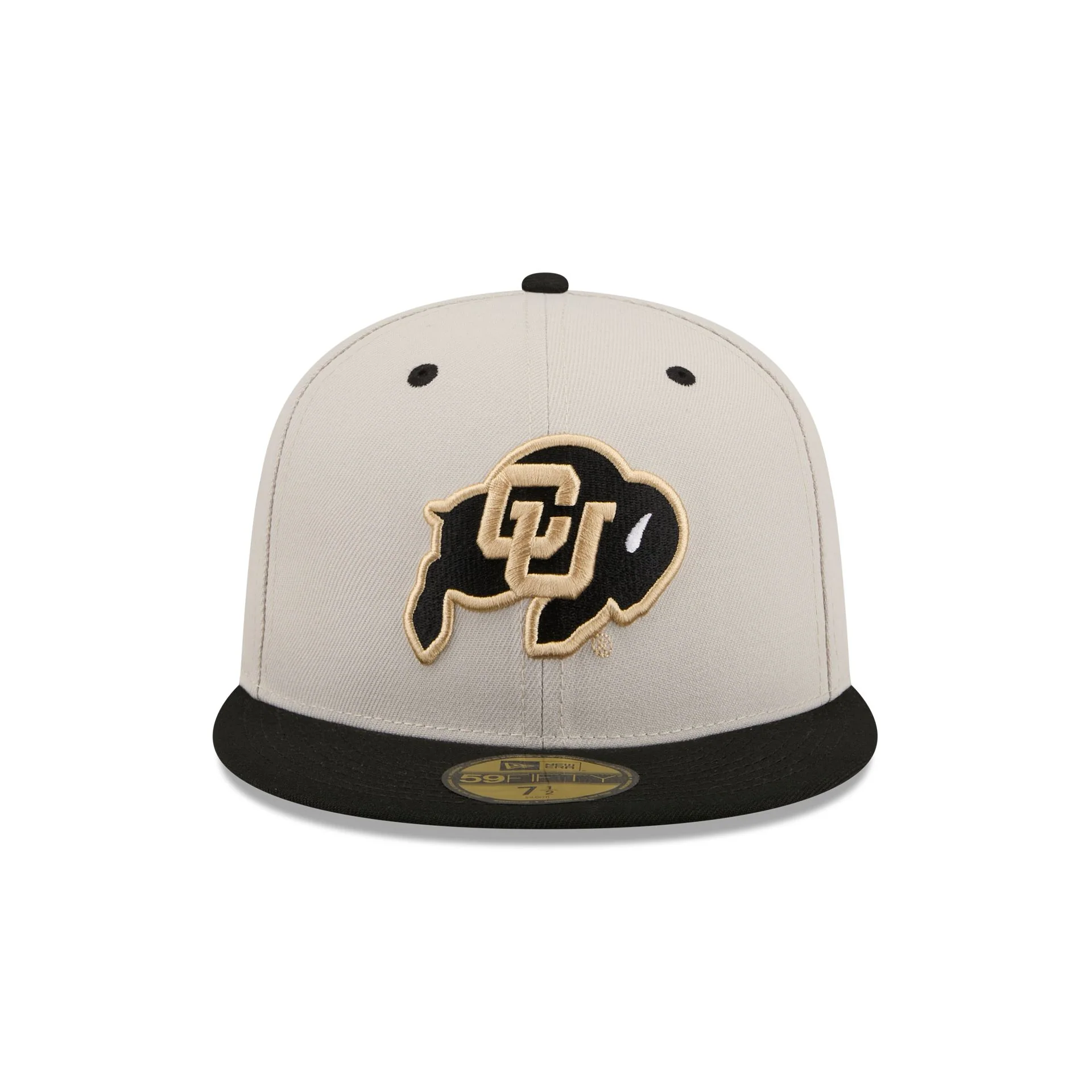 Colorado Buffaloes Collegiate Two-Tone Chrome 59FIFTY Fitted Hat - Image 2