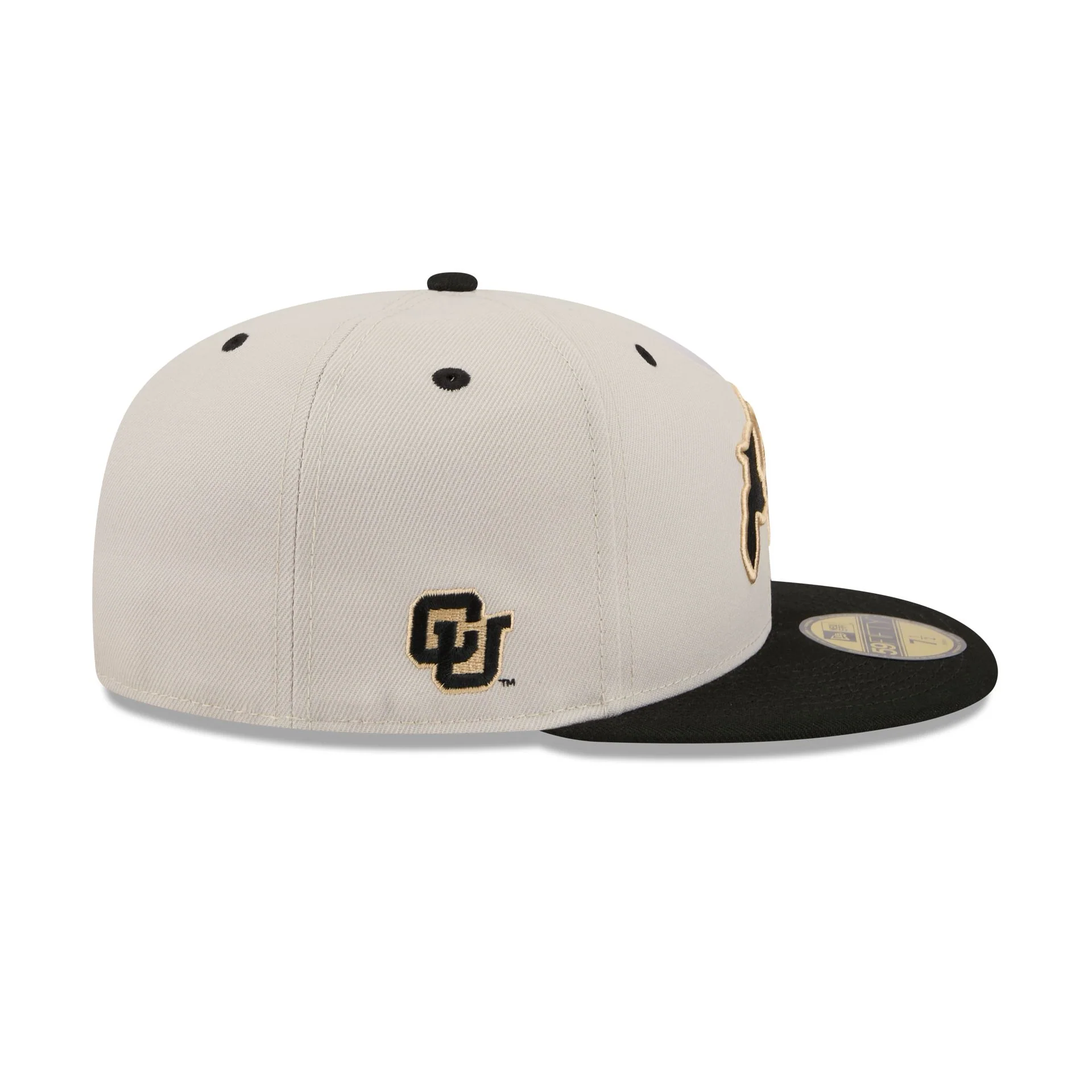 Colorado Buffaloes Collegiate Two-Tone Chrome 59FIFTY Fitted Hat - Image 4