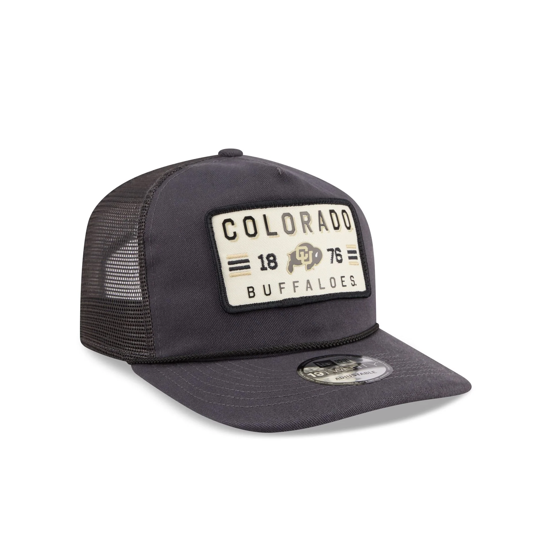 Colorado Buffaloes Washed Graphite 19TWENTY Trucker Hat - Image 3