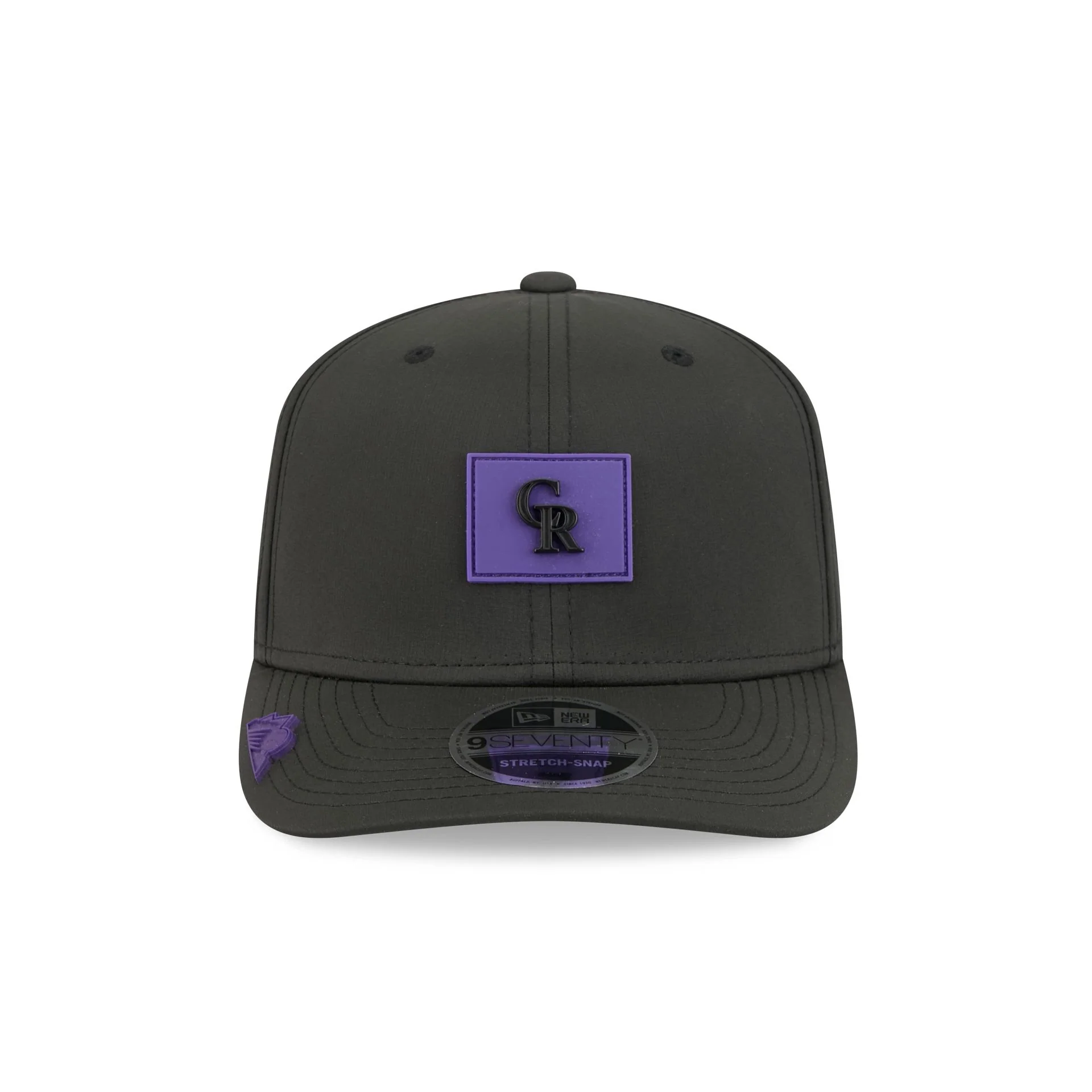 Colorado Rockies 2026 Clubhouse 9SEVENTY Stretch-Snap Hat - Image 2
