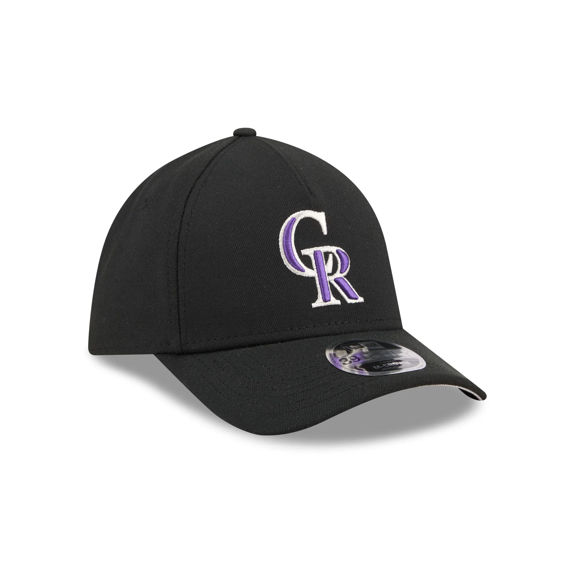 Colorado Rockies 39THIRTY M-Crown A-Frame Stretch Fit Hat - Image 3