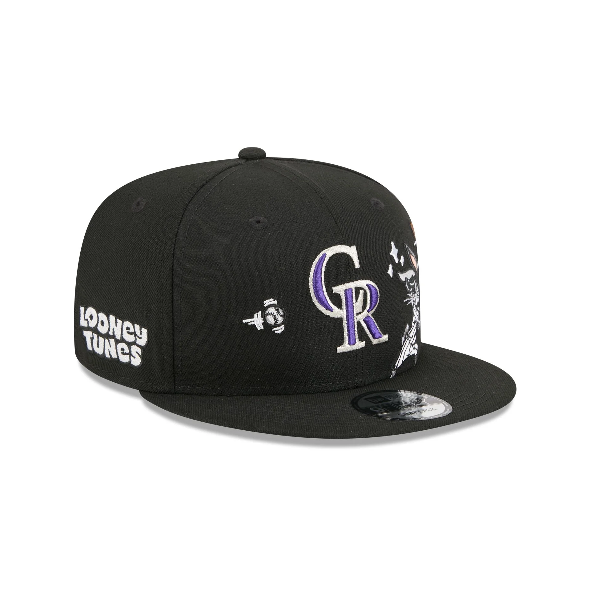 Colorado Rockies Bugs Bunny Swing 9FIFTY Snapback Hat - Image 3