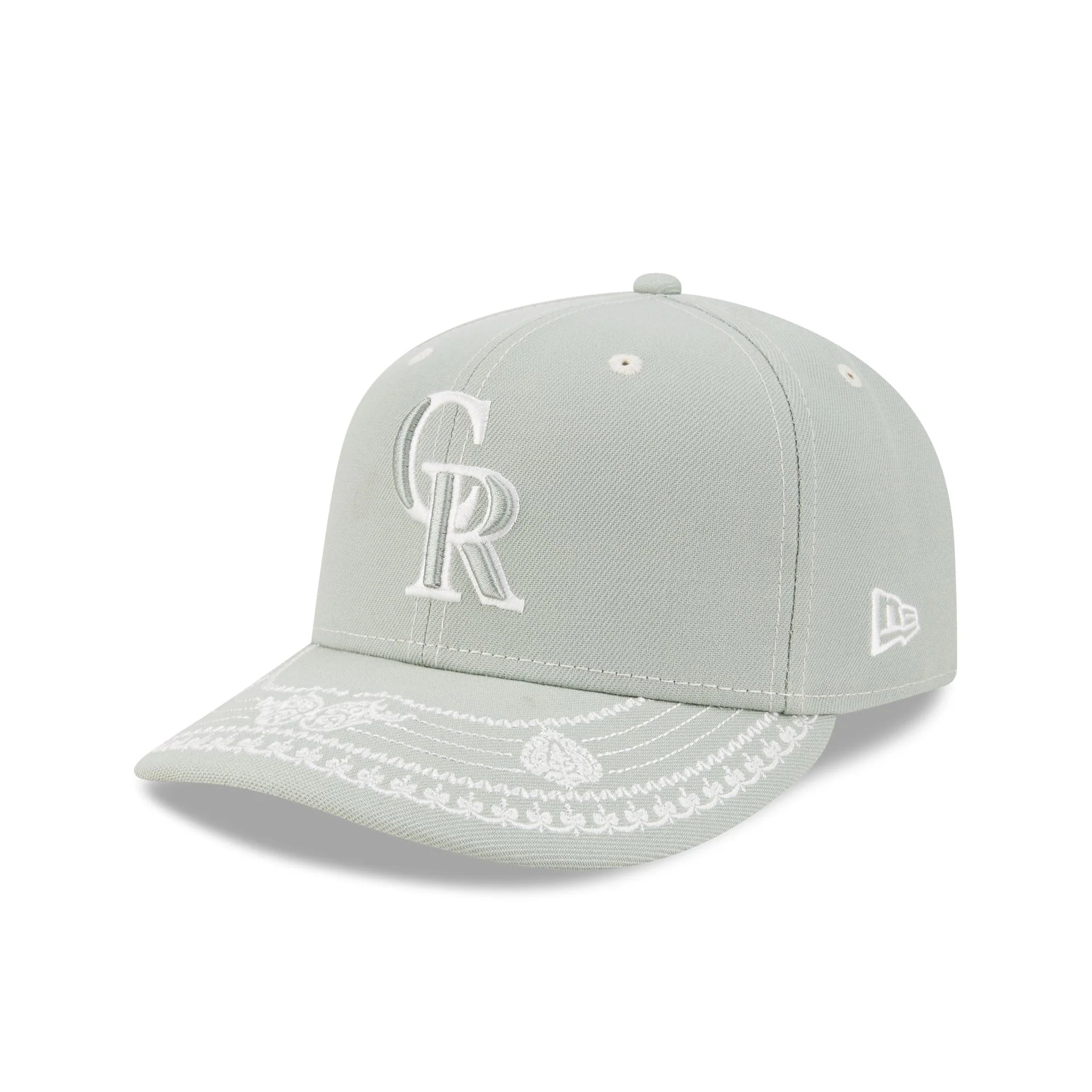 Colorado Rockies Everest Green Stitched 59FIFTY Fitted Hat - Image 3