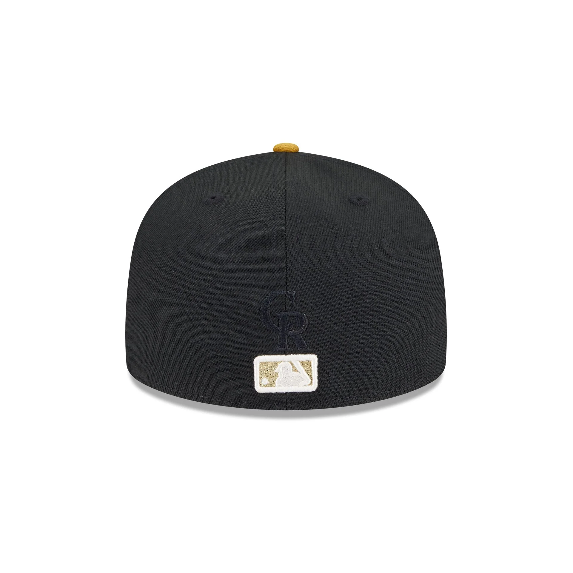 Colorado Rockies Metallic Gold Logo 59FIFTY Fitted Hat - Image 6