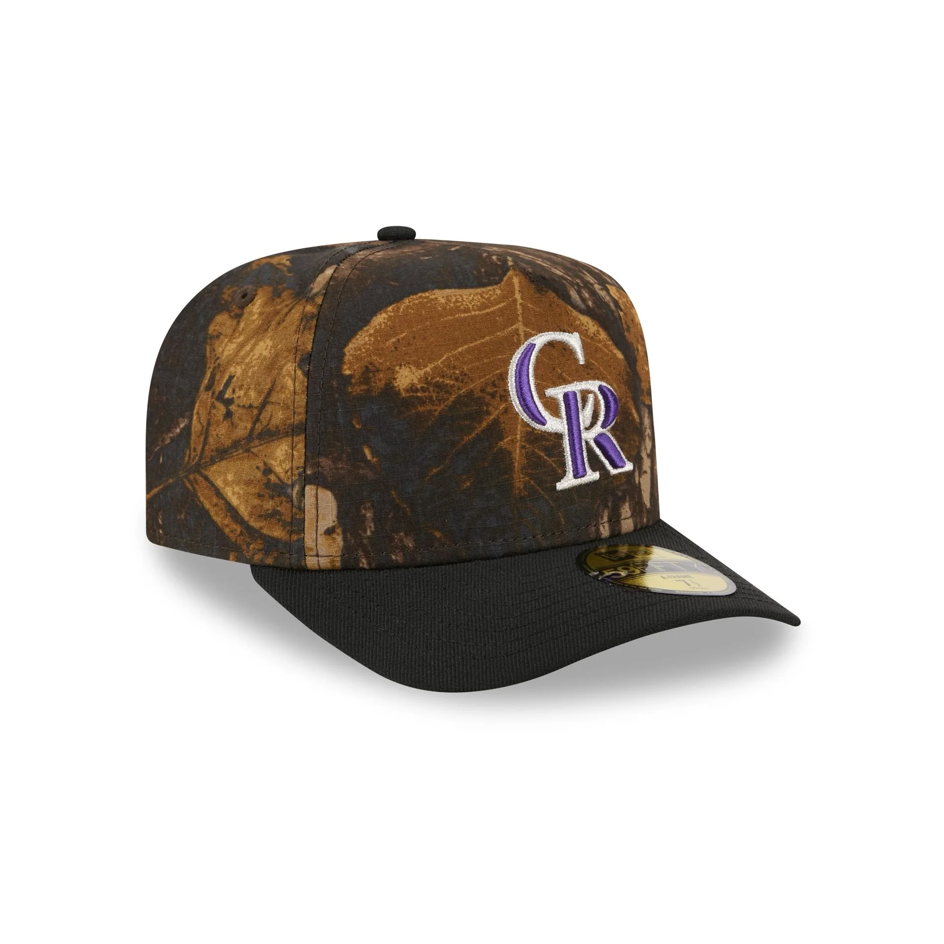 Colorado Rockies Ripstop Camo 59FIFTY A-Frame Fitted Hat - Image 3