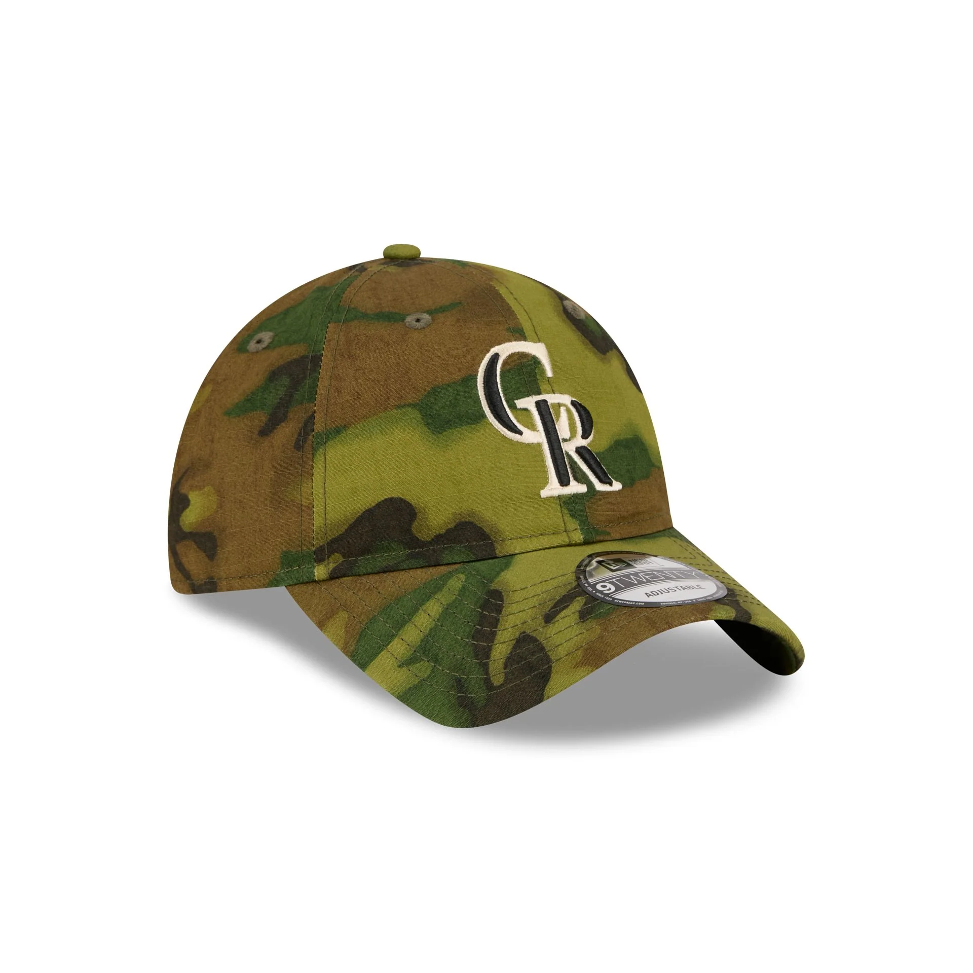 Colorado Rockies Three Looms Ripstop Camo 9TWENTY Adjustable Hat - Image 3