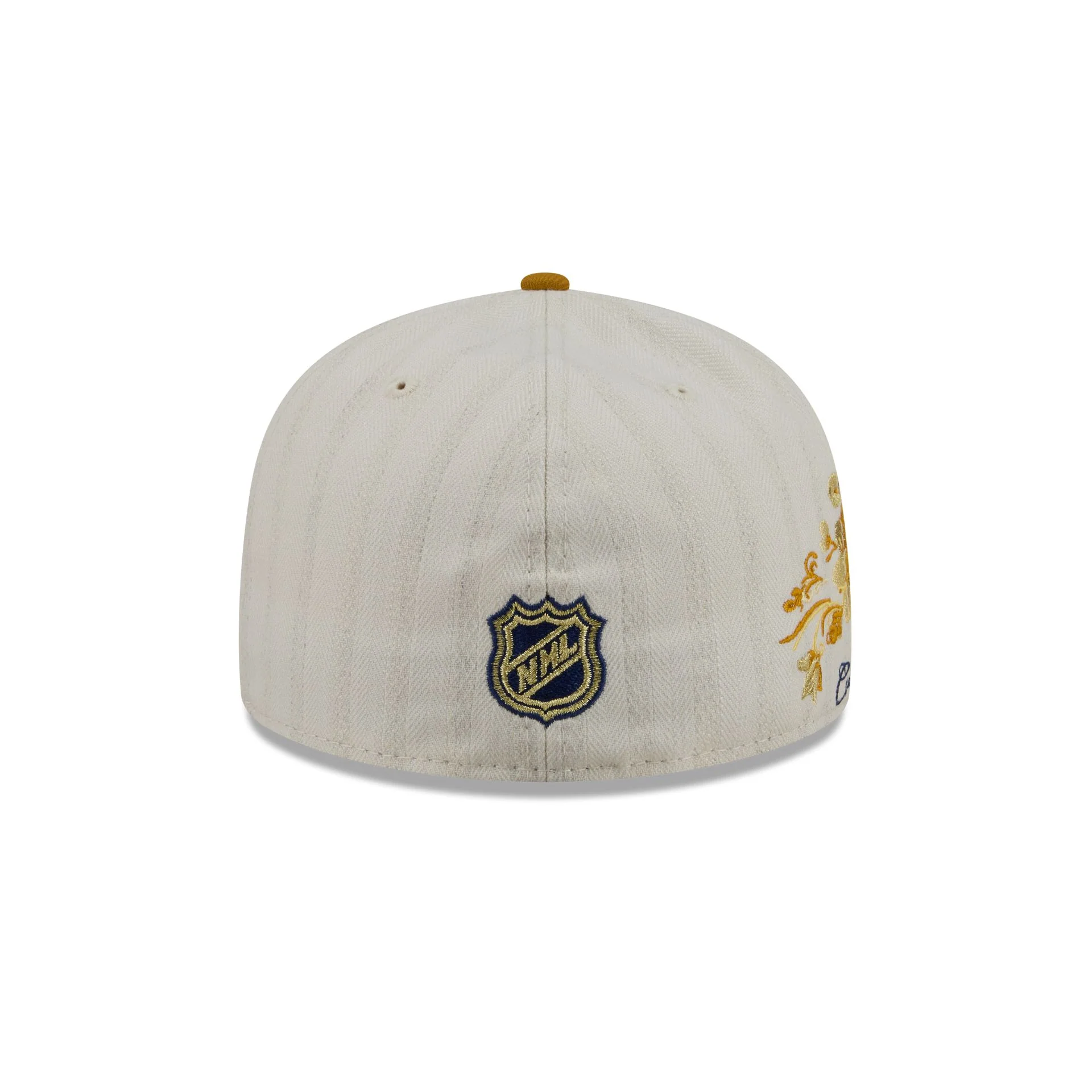 Columbus Blue Jackets Chrome Herringbone 59FIFTY Fitted Hat - Image 6