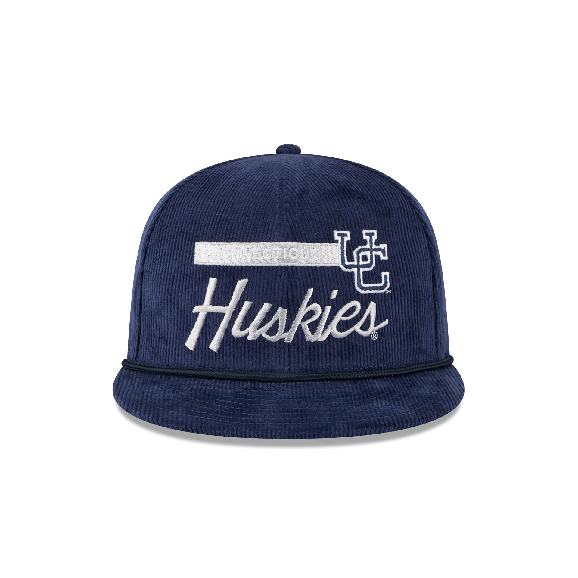 Connecticut Huskies College Vault Corduroy Rope 9FIFTY Snapback Hat - Image 2