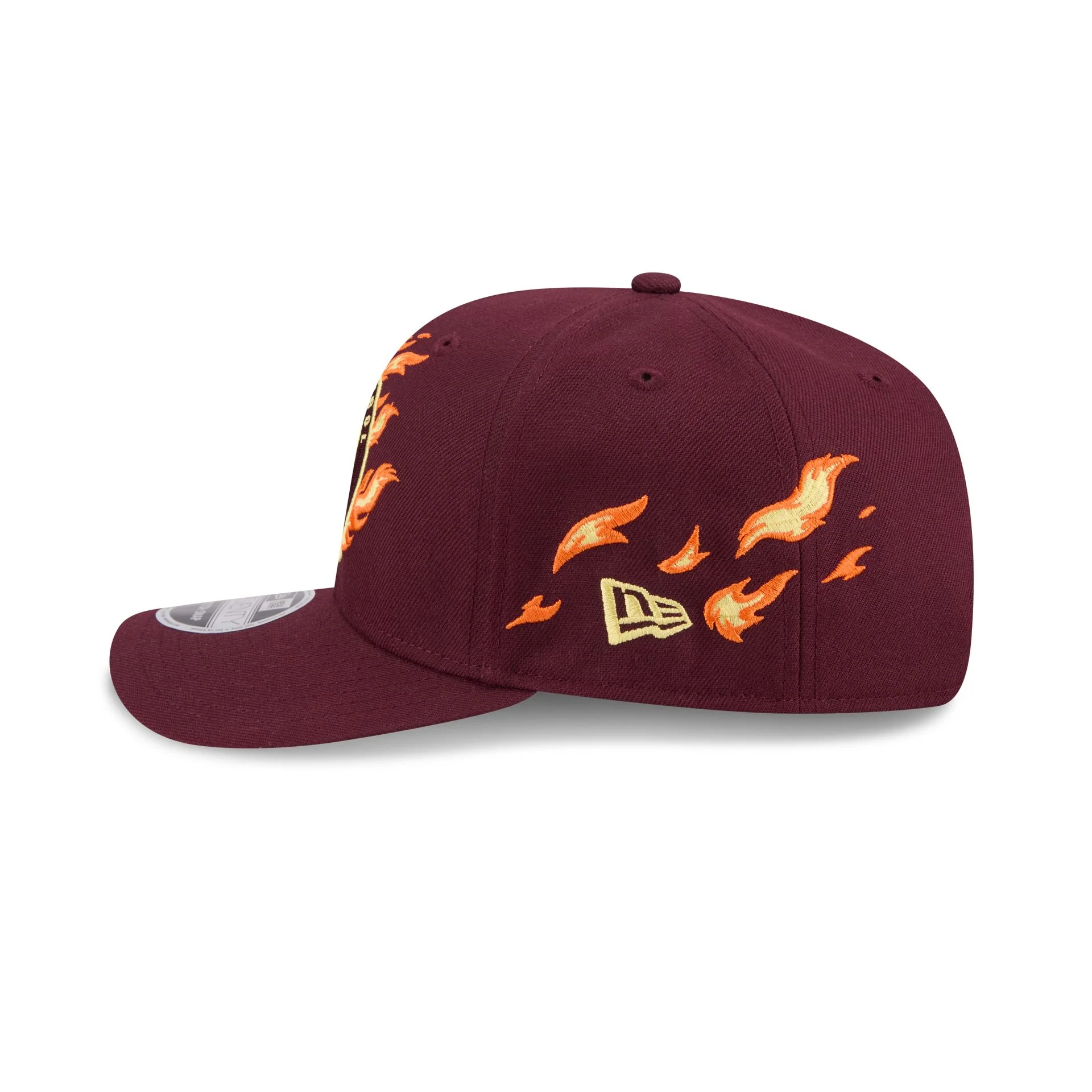 Cruz Azul Flames 9SEVENTY Stretch-Snap Hat - Image 4