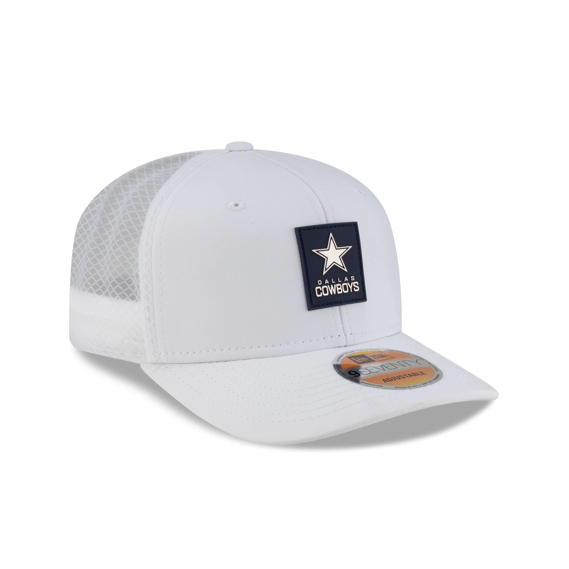Dallas Cowboys 2025 Sideline Hot Weather White 9SEVENTY Trucker Hat - Image 3