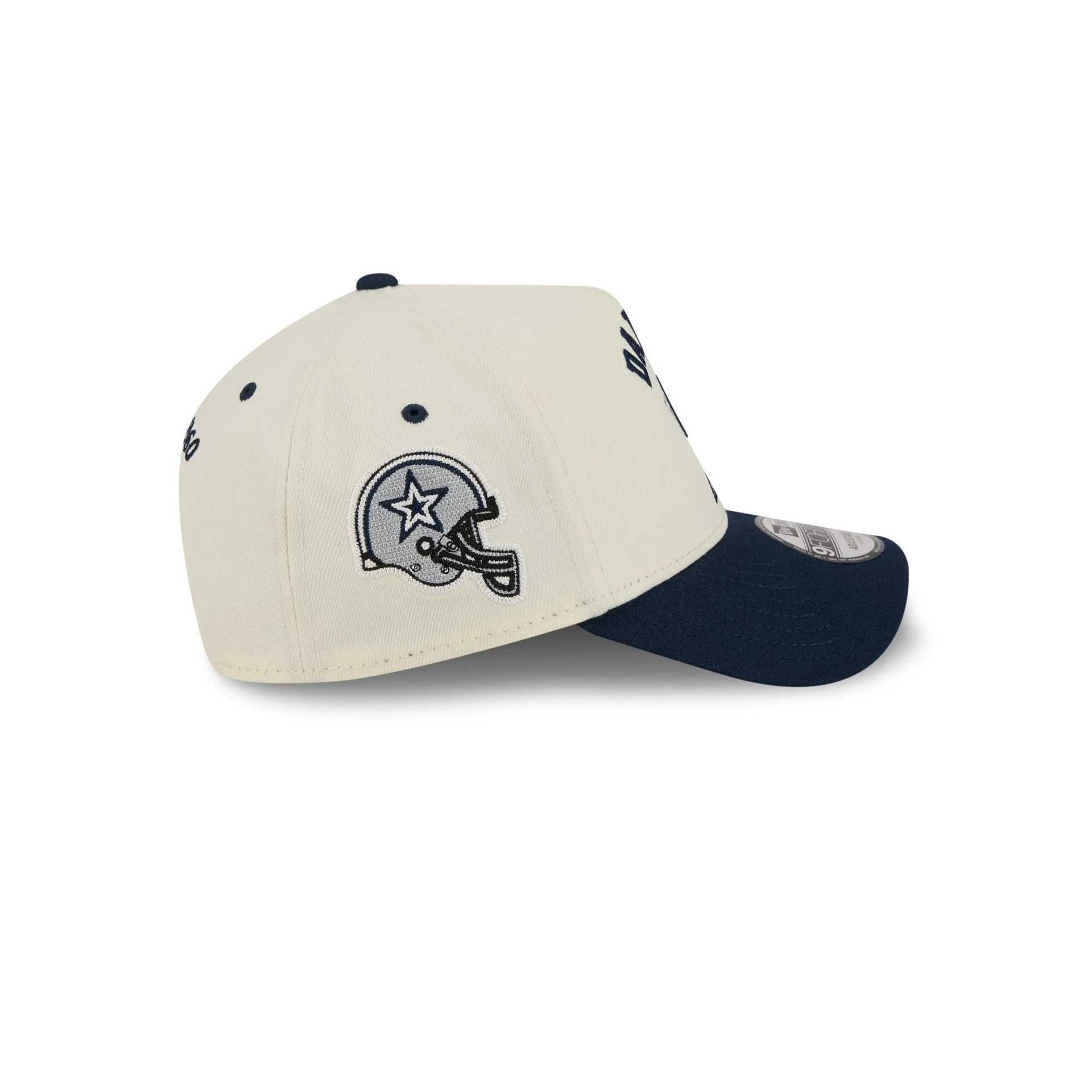 Dallas Cowboys Chrome White Arched 9FORTY A-Frame Snapback Hat - Image 4