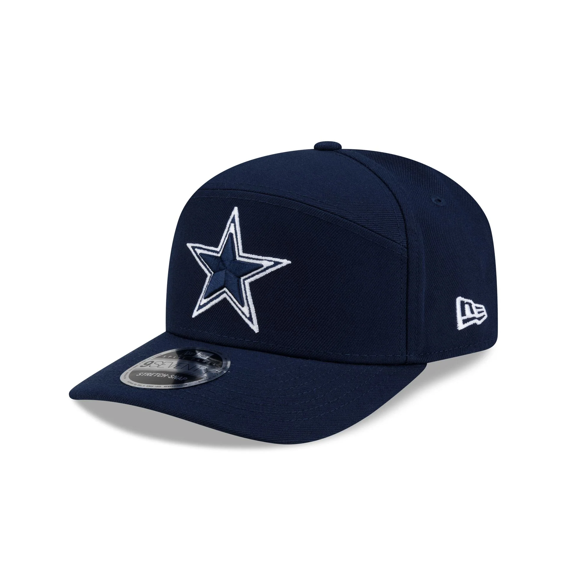 Dallas Cowboys Poly Split Panel 9SEVENTY Stretch-Snap Hat