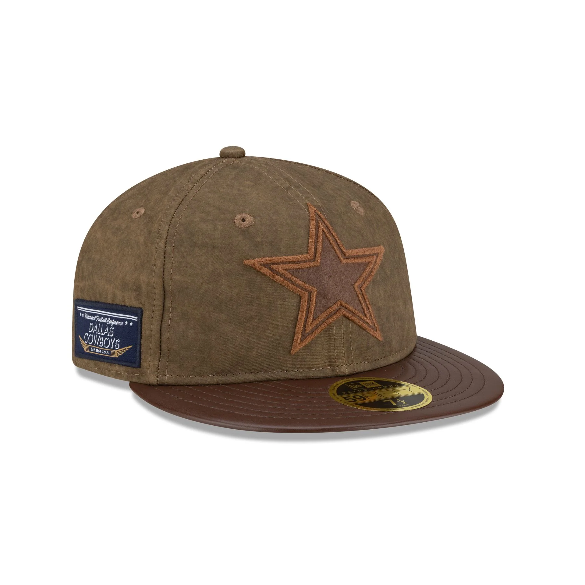 Dallas Cowboys Utility Linen Retro Crown 59FIFTY Fitted Hat