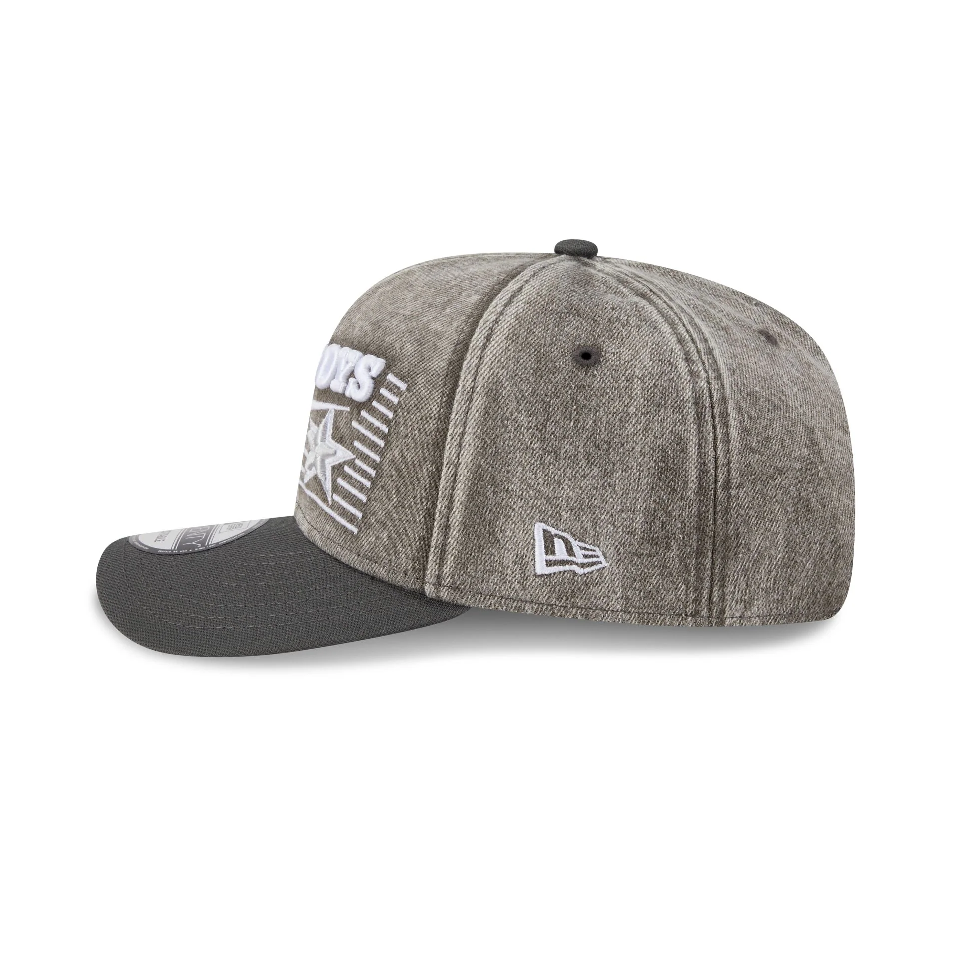 Dallas Cowboys Washed Denim 9SEVENTY Adjustable Hat - Image 4