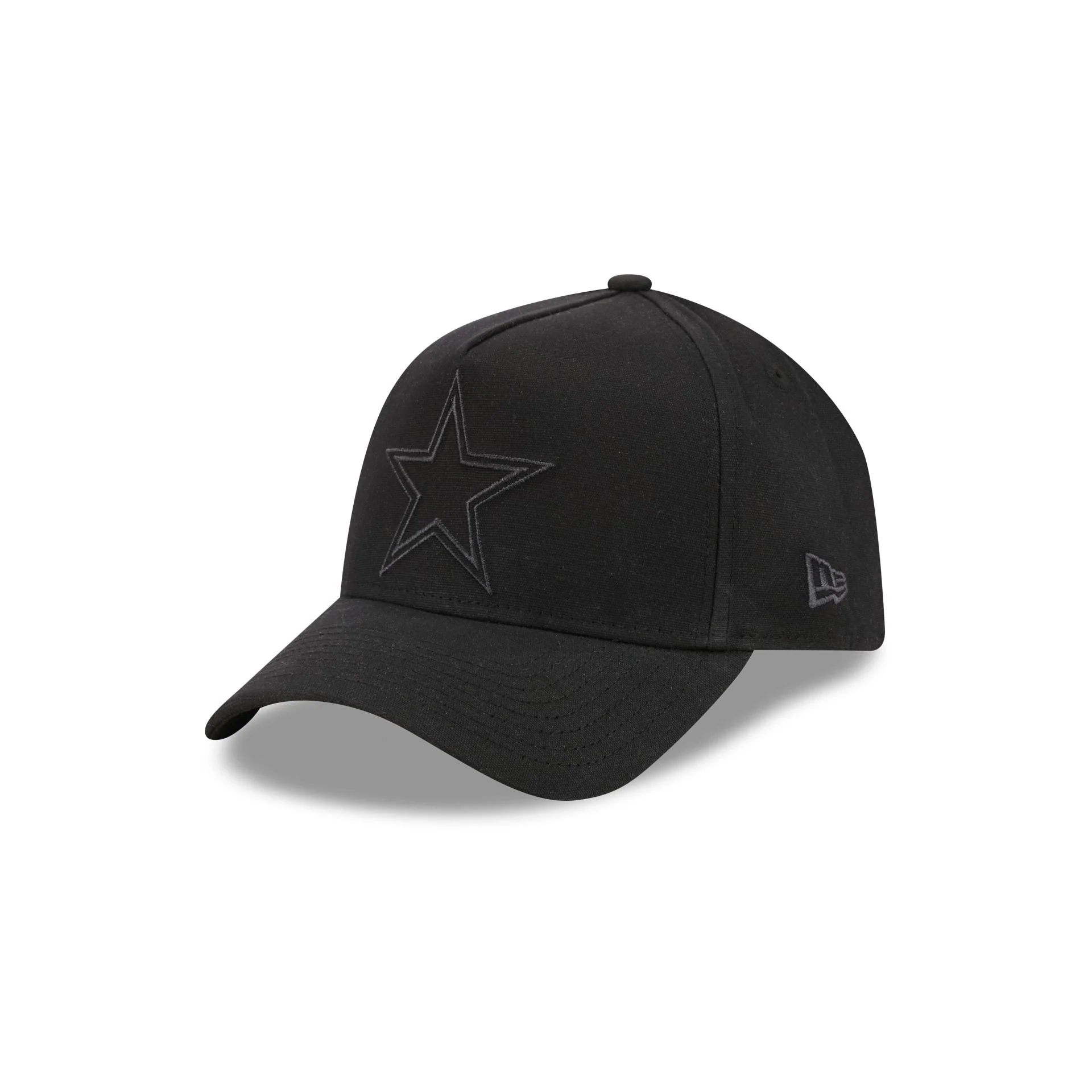 Dallas Cowboys Waxed Canvas Black 59FORTY A-Frame Fitted Hat - Image 3