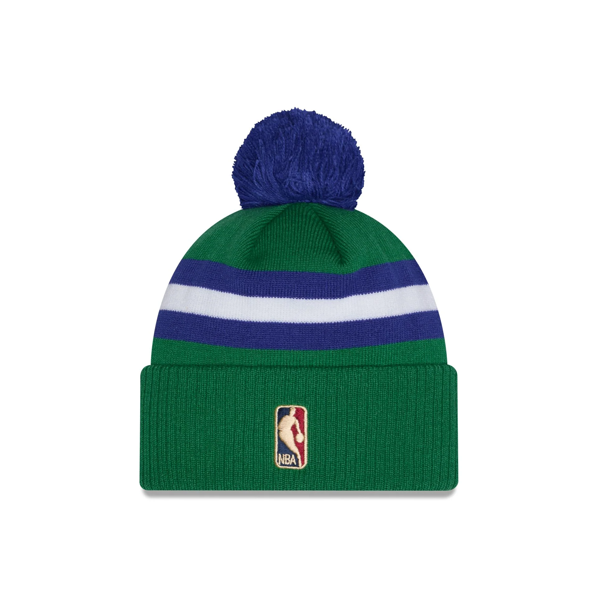 Dallas Mavericks 2025 Classic Edition Pom Knit Hat - Image 3