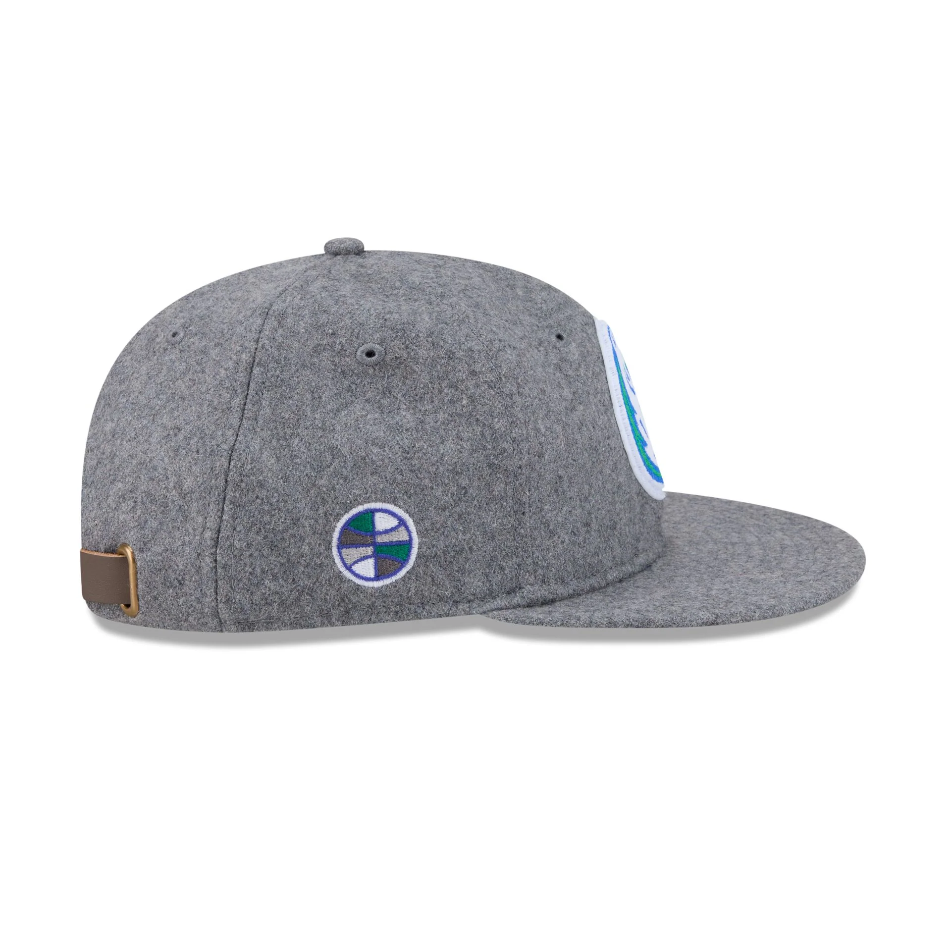 Dallas Mavericks Chenille Woven Retro Crown 9FIFTY Adjustable Hat - Image 4