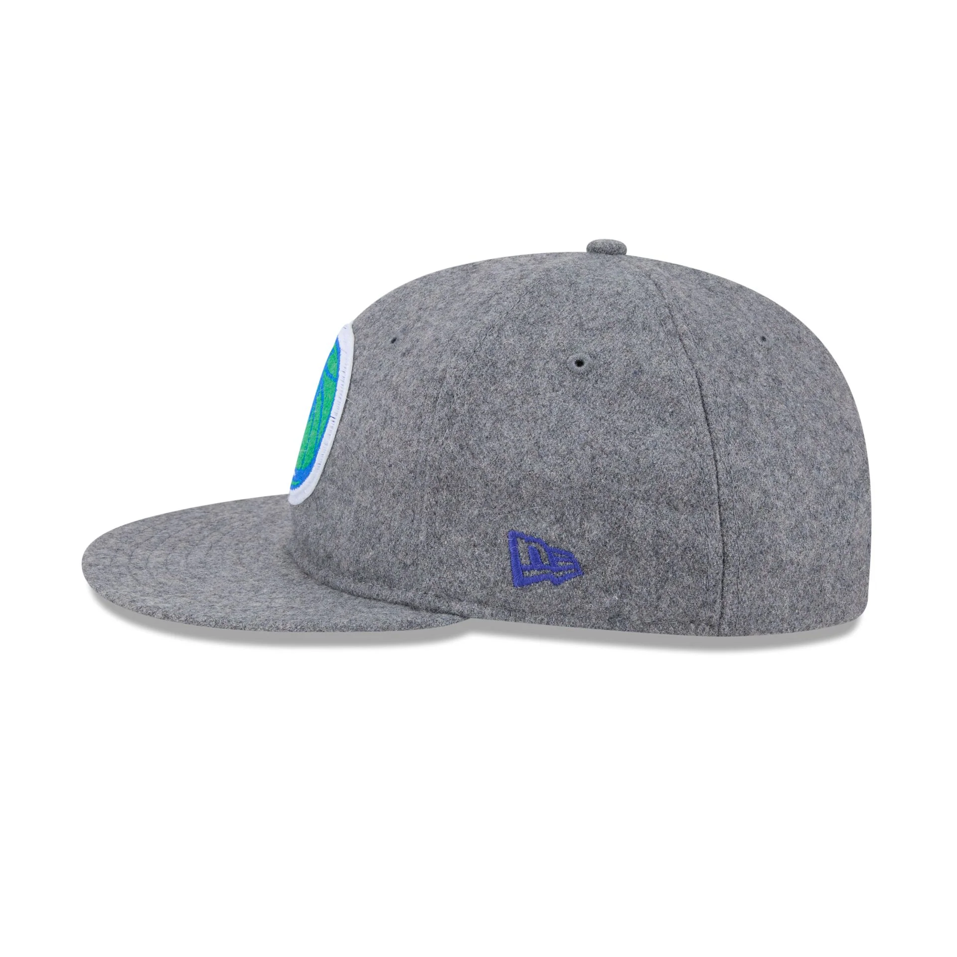 Dallas Mavericks Chenille Woven Retro Crown 9FIFTY Adjustable Hat - Image 5