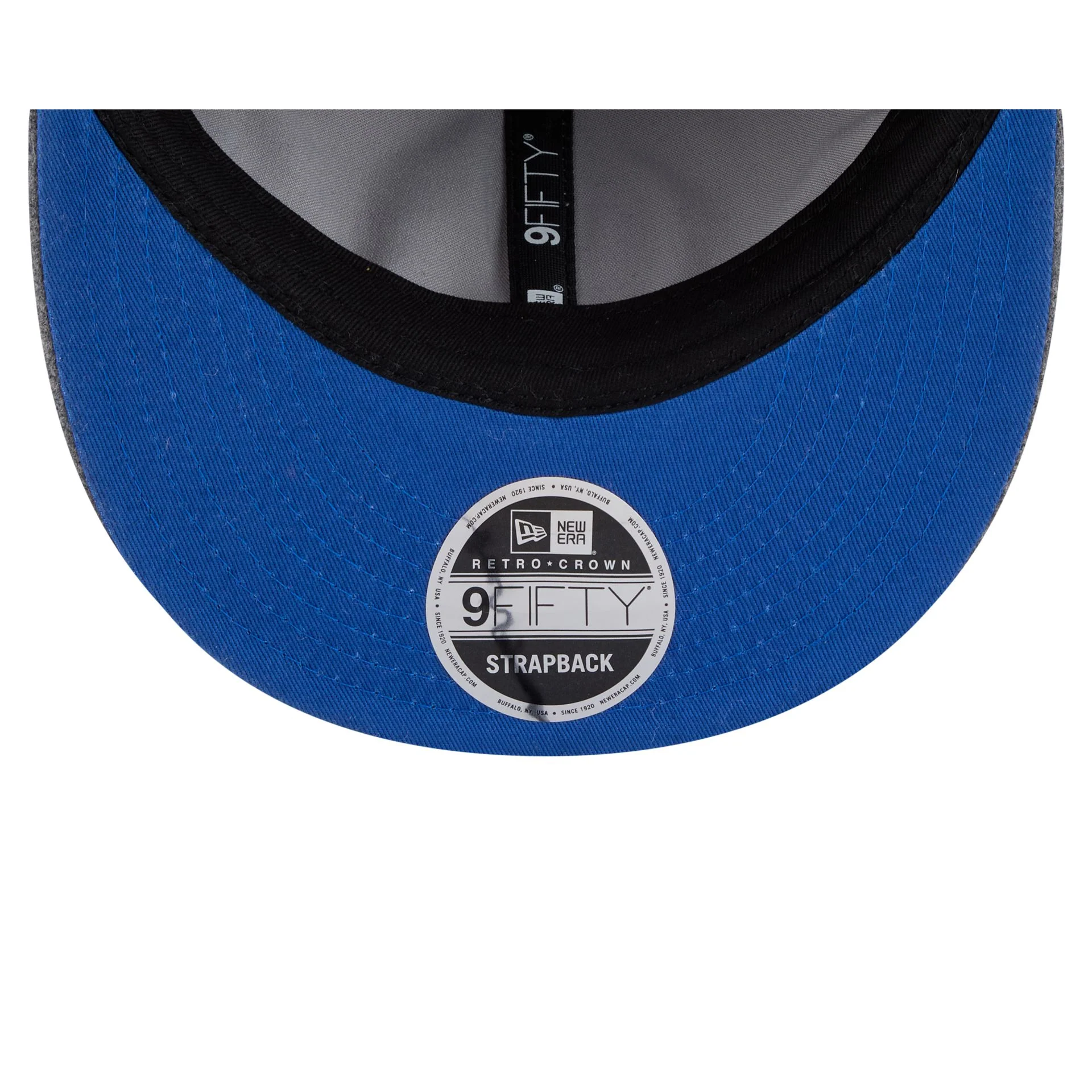 Dallas Mavericks Chenille Woven Retro Crown 9FIFTY Adjustable Hat - Image 7