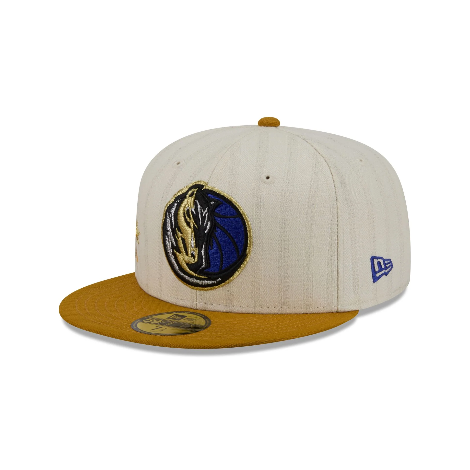 Dallas Mavericks Chrome Herringbone 59FIFTY Fitted Hat - Image 3