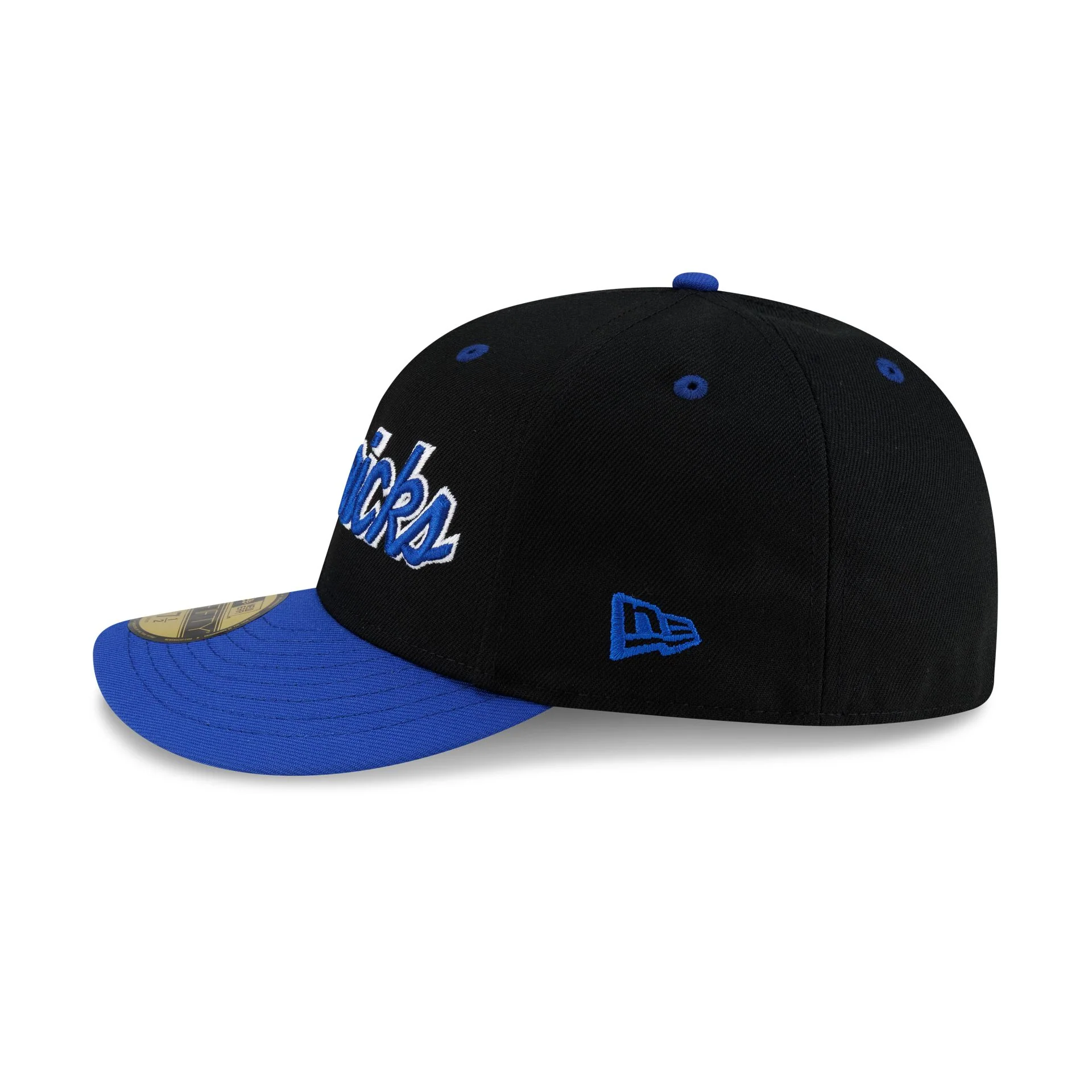 Dallas Mavericks Hardwood Classics 90s Script 59FIFTY Fitted Hat - Image 5