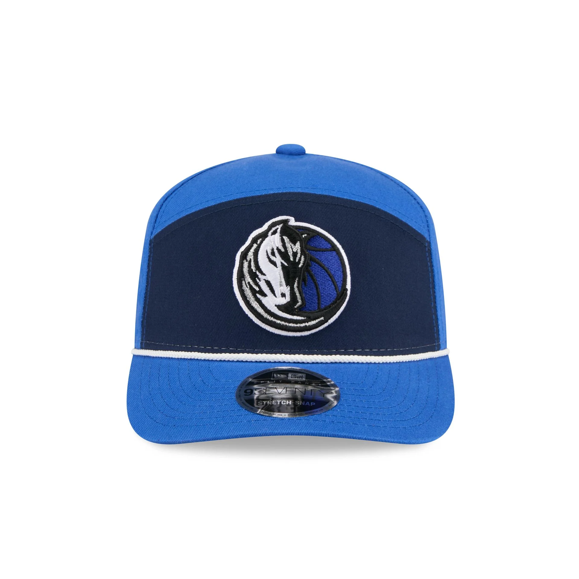 Dallas Mavericks Split Panel 9SEVENTY Stretch-Snap Hat - Image 2