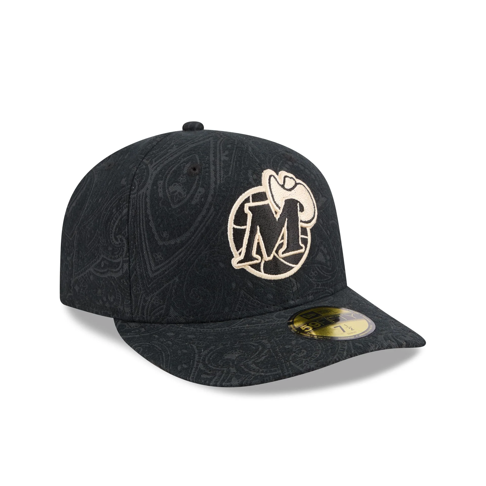 Dallas Mavericks Three Looms Brushed Cotton 59FIFTY Fitted Hat - Image 3