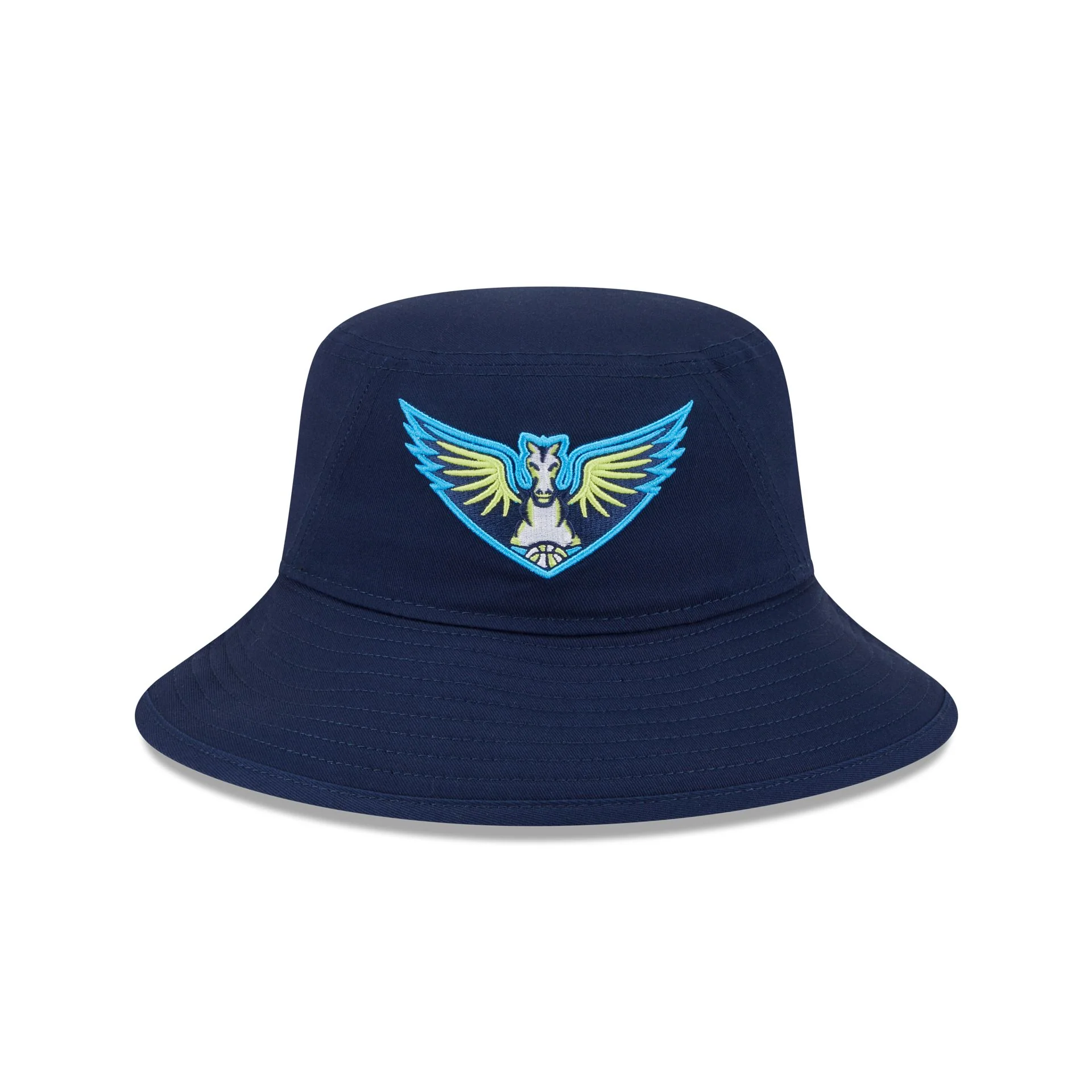 Dallas Wings Navy Bucket Hat Hat - Image 2