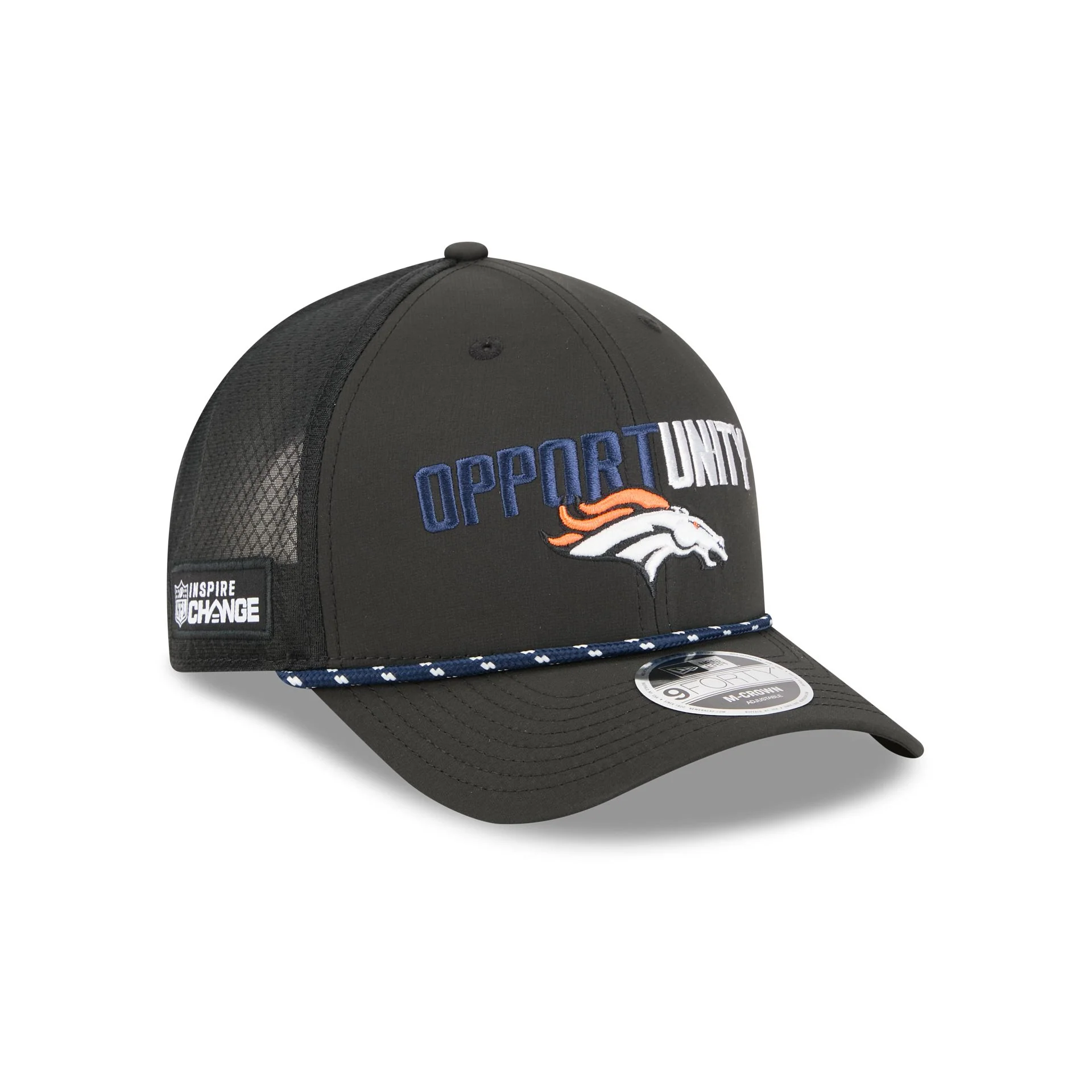 Denver Broncos 2025 Inspire Change 9FORTY M-Crown Snapback Hat - Image 3