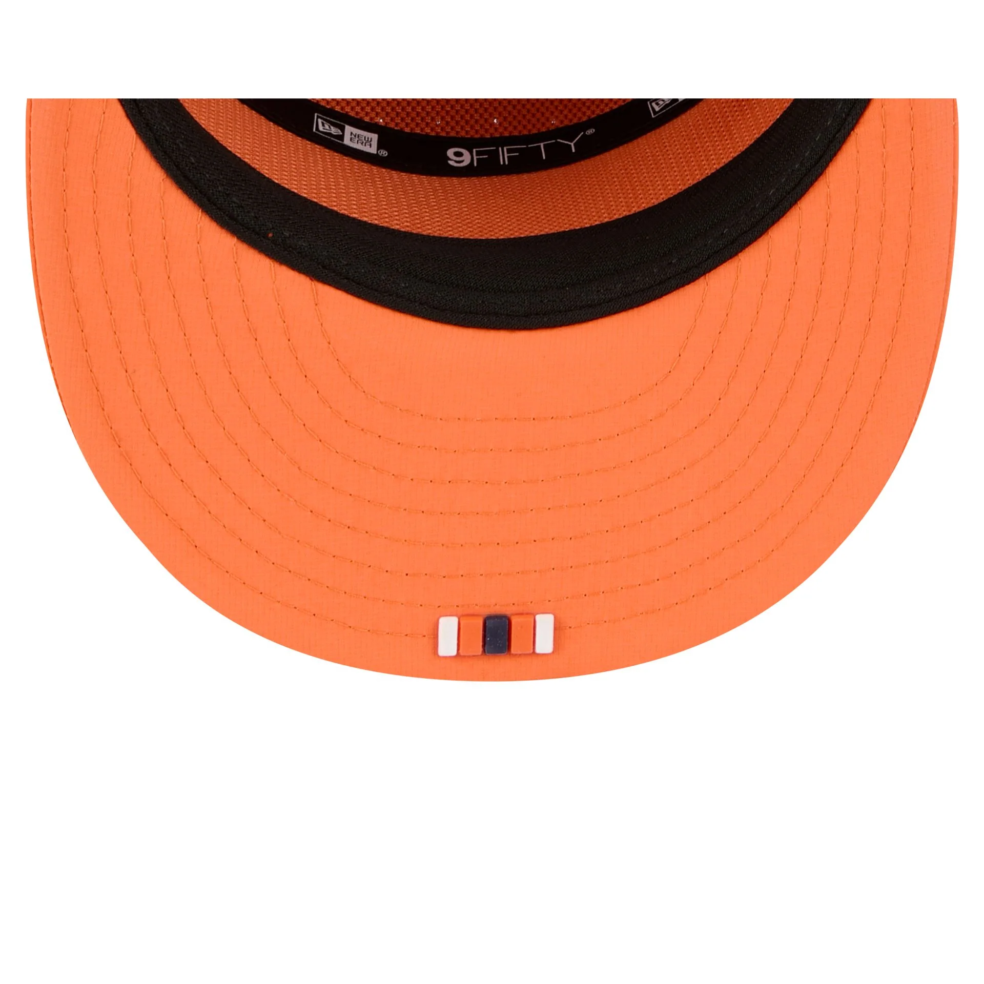 Denver Broncos 2025 Sideline Hot Weather Split Panel 9FIFTY Snapback Hat - Image 7
