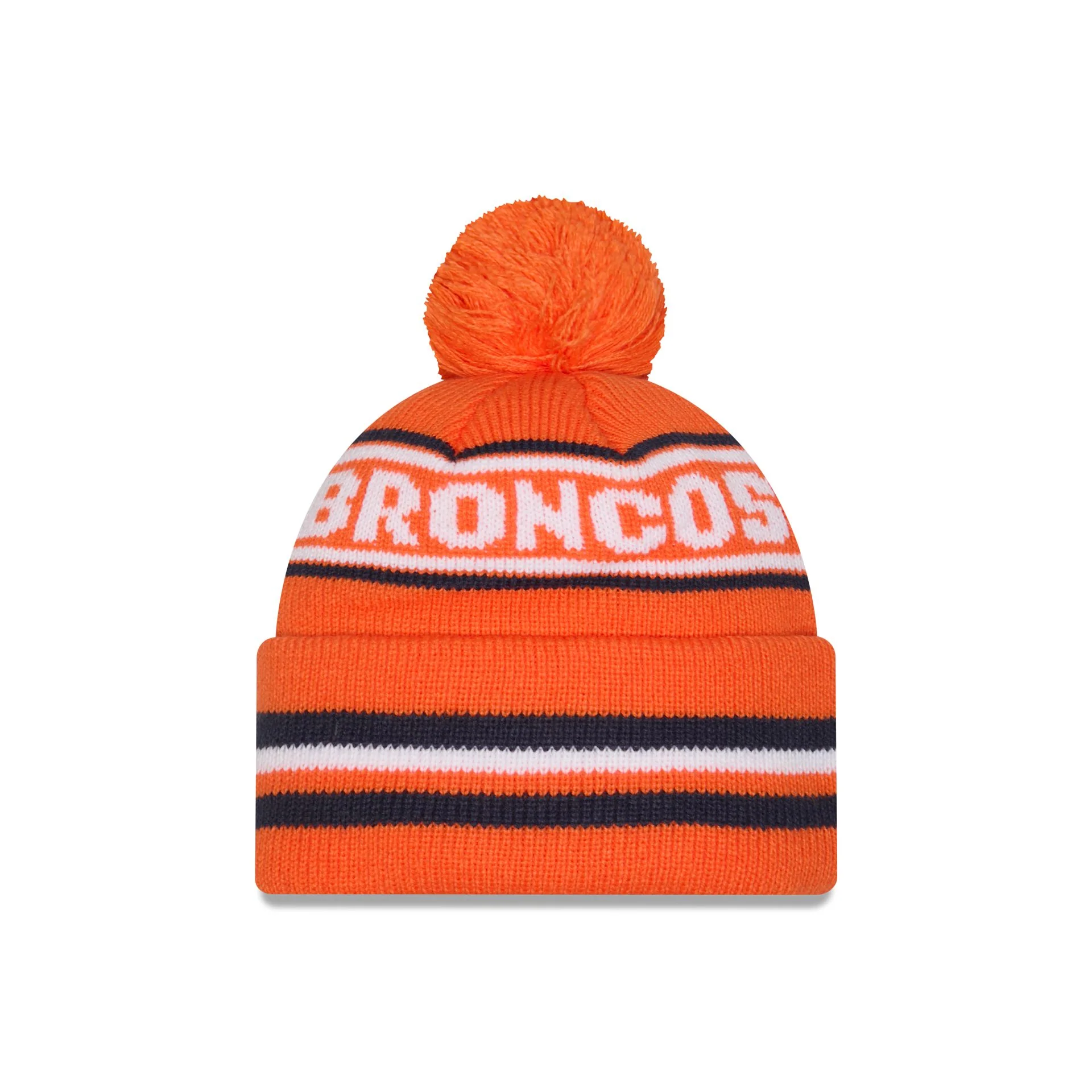 Denver Broncos Classic Pom Knit Hat - Image 3