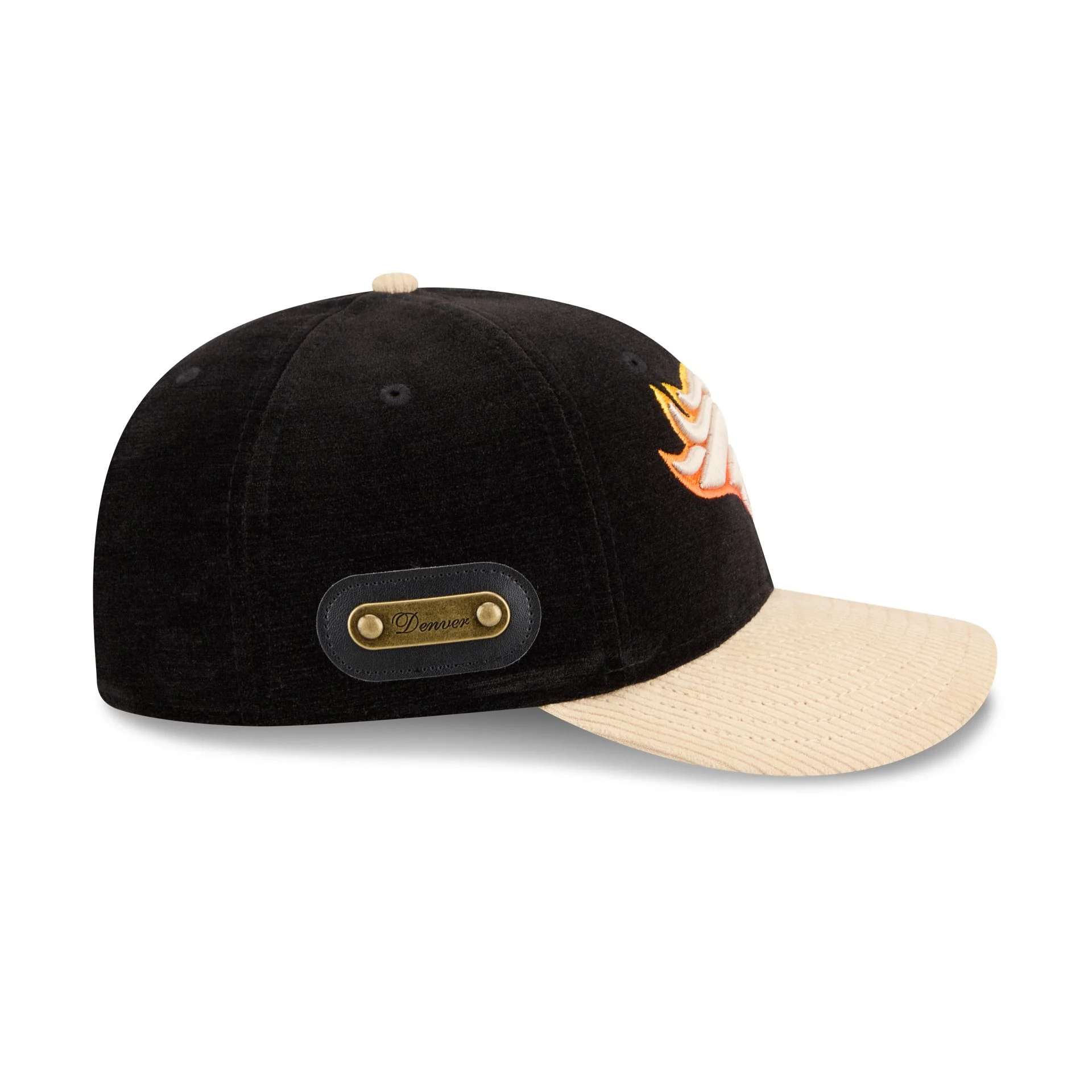 Denver Broncos Fall Velvet Low Profile 59FIFTY Fitted Hat - Image 2